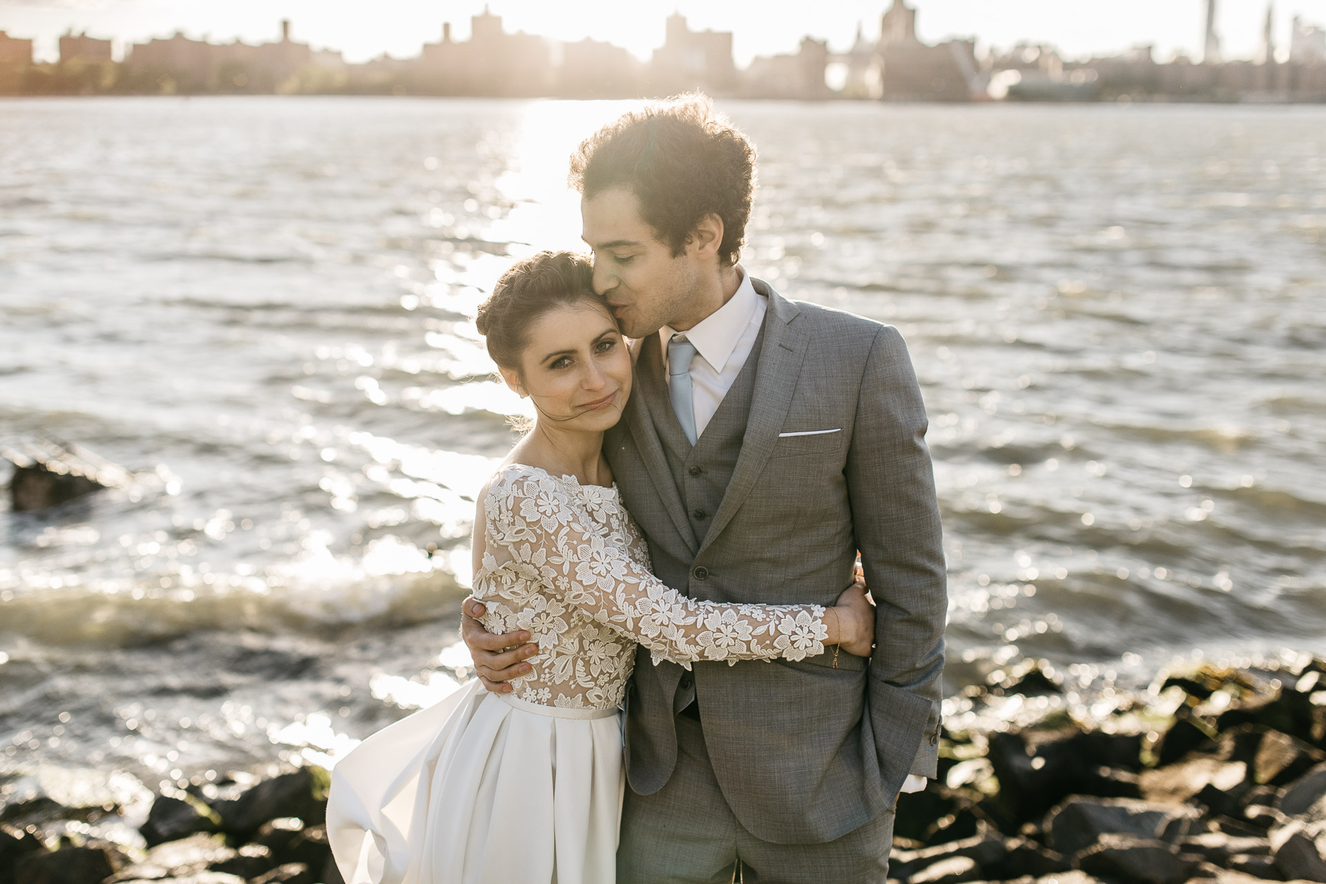 Wythe Hotel Intimate wedding by Jean-Laurent Gaudy Photography