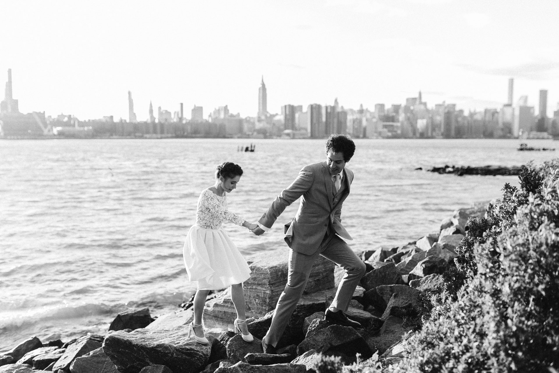 Wythe Hotel Intimate wedding by Jean-Laurent Gaudy Photography