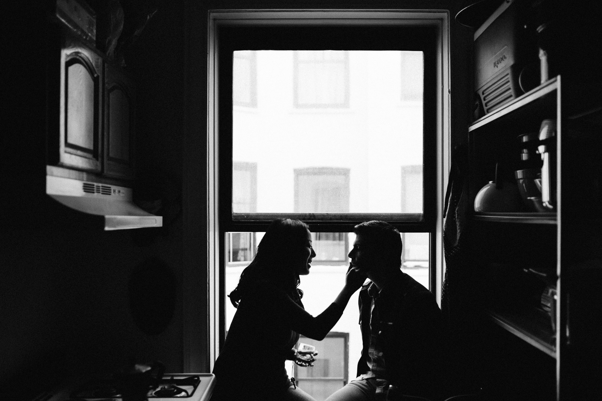 Astoria Engagement in New York by Jean-Laurent Gaudy Photography