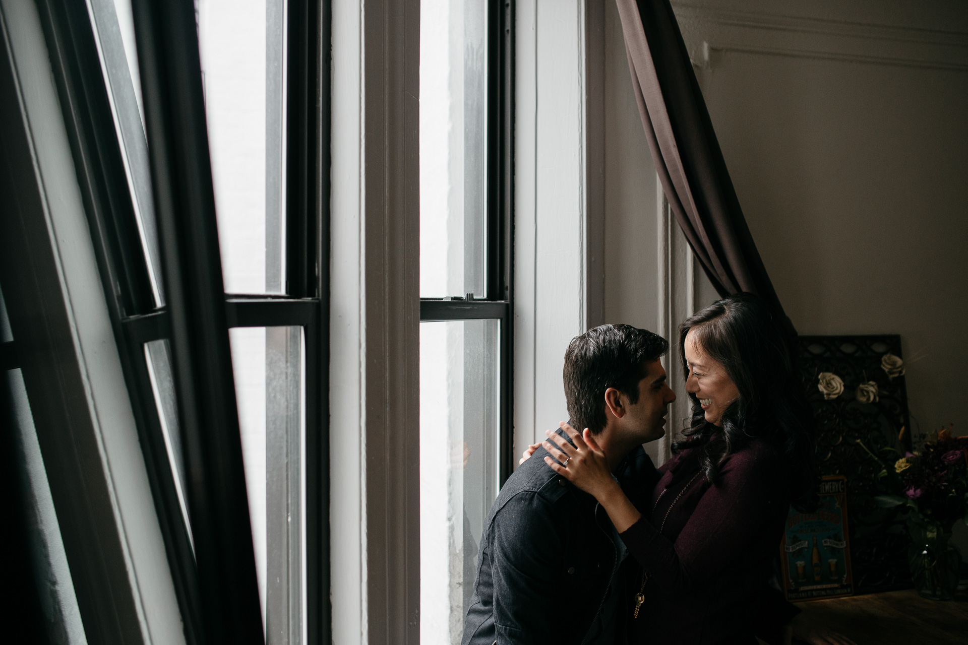 Astoria Engagement in New York by Jean-Laurent Gaudy Photography