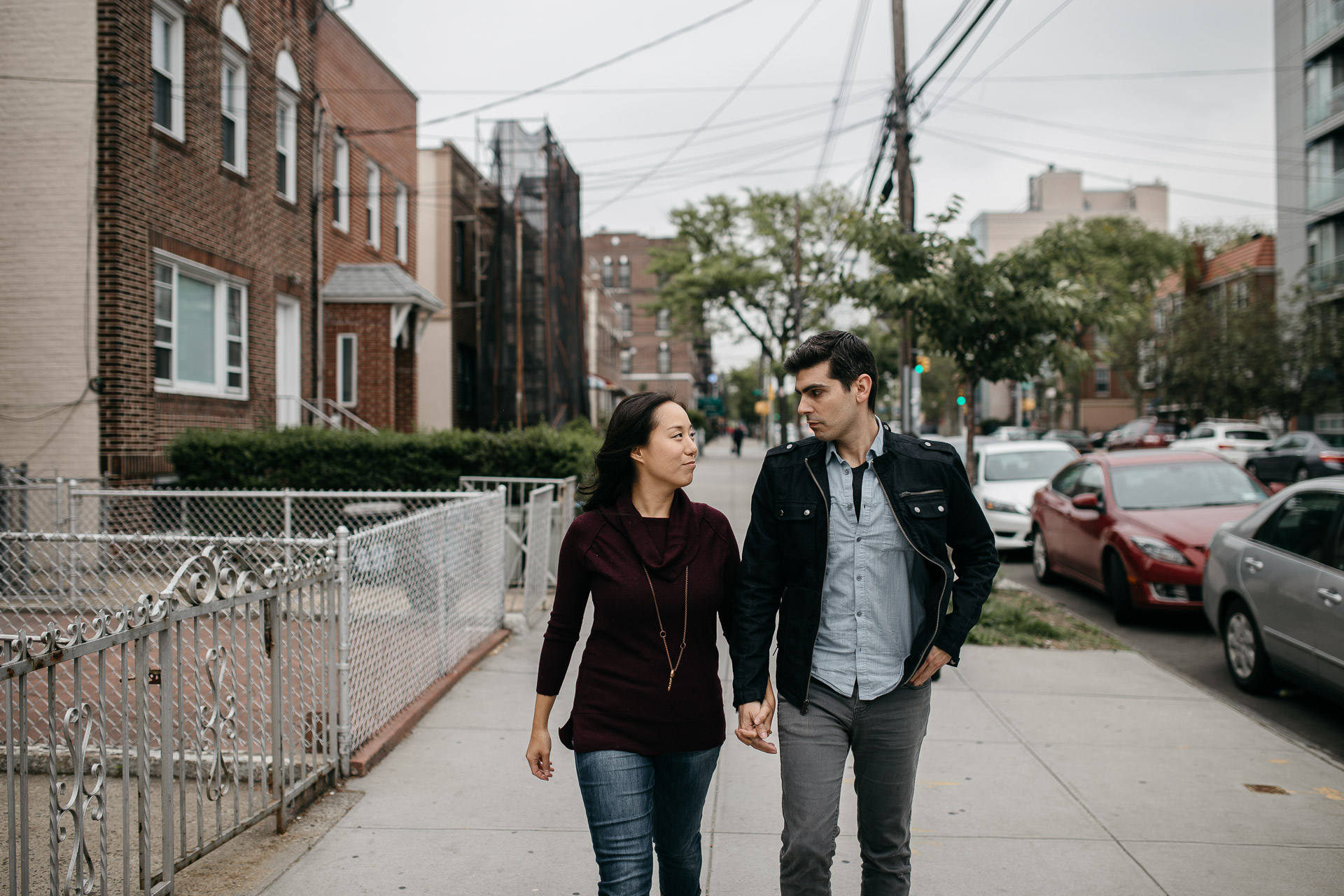 Astoria Engagement in New York by Jean-Laurent Gaudy Photography
