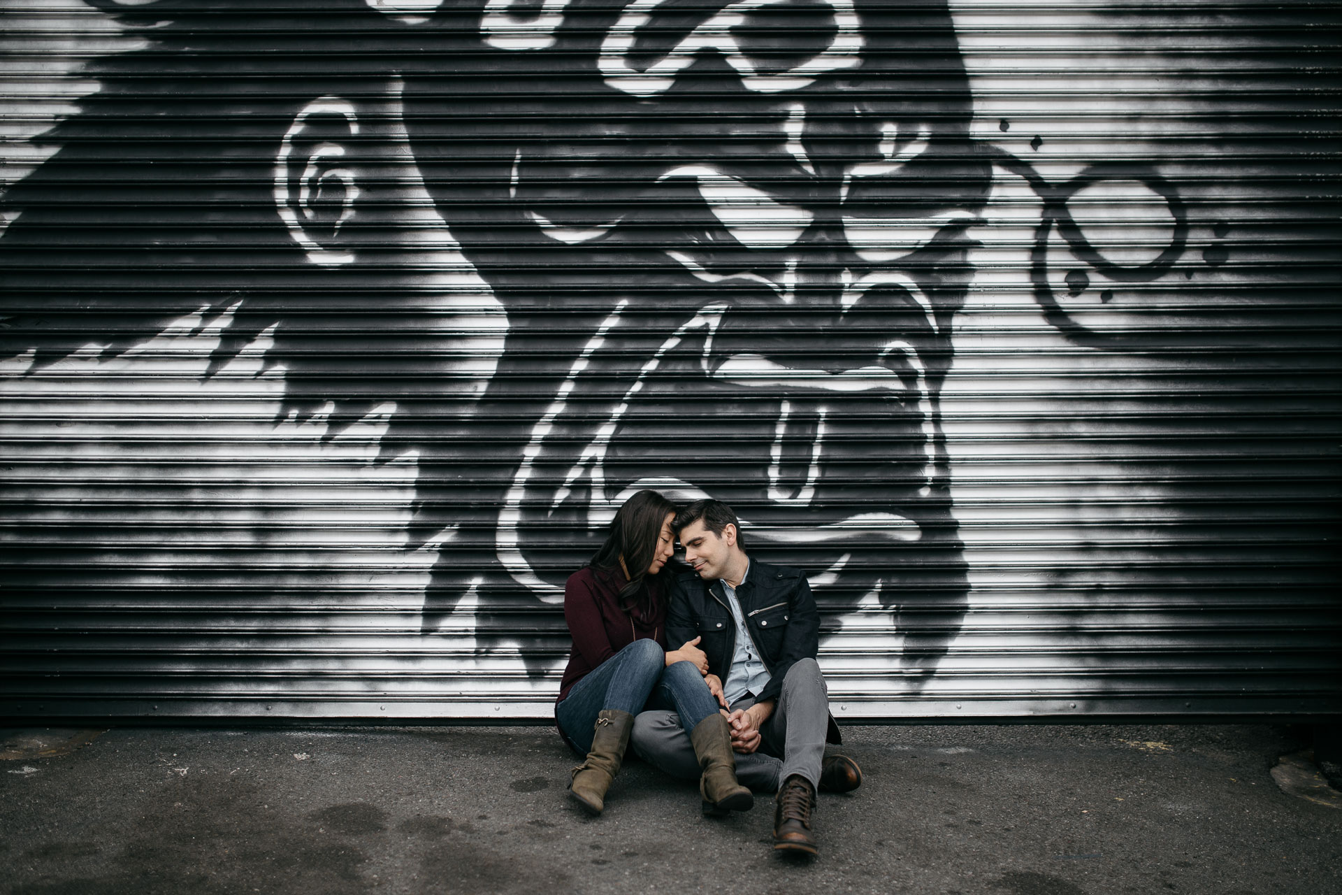 Astoria Engagement in New York by Jean-Laurent Gaudy Photography