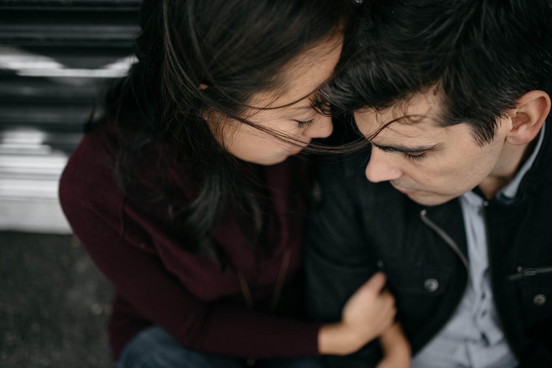 Astoria Engagement in New York by Jean-Laurent Gaudy Photography
