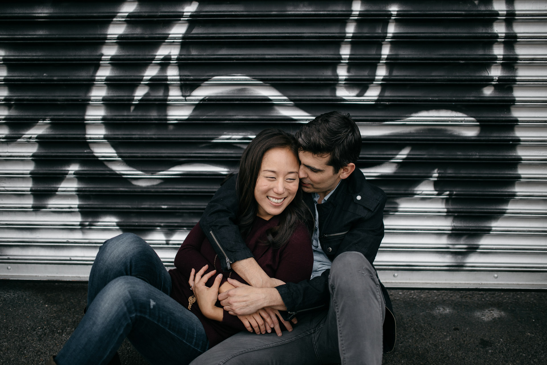Astoria Engagement in New York by Jean-Laurent Gaudy Photography