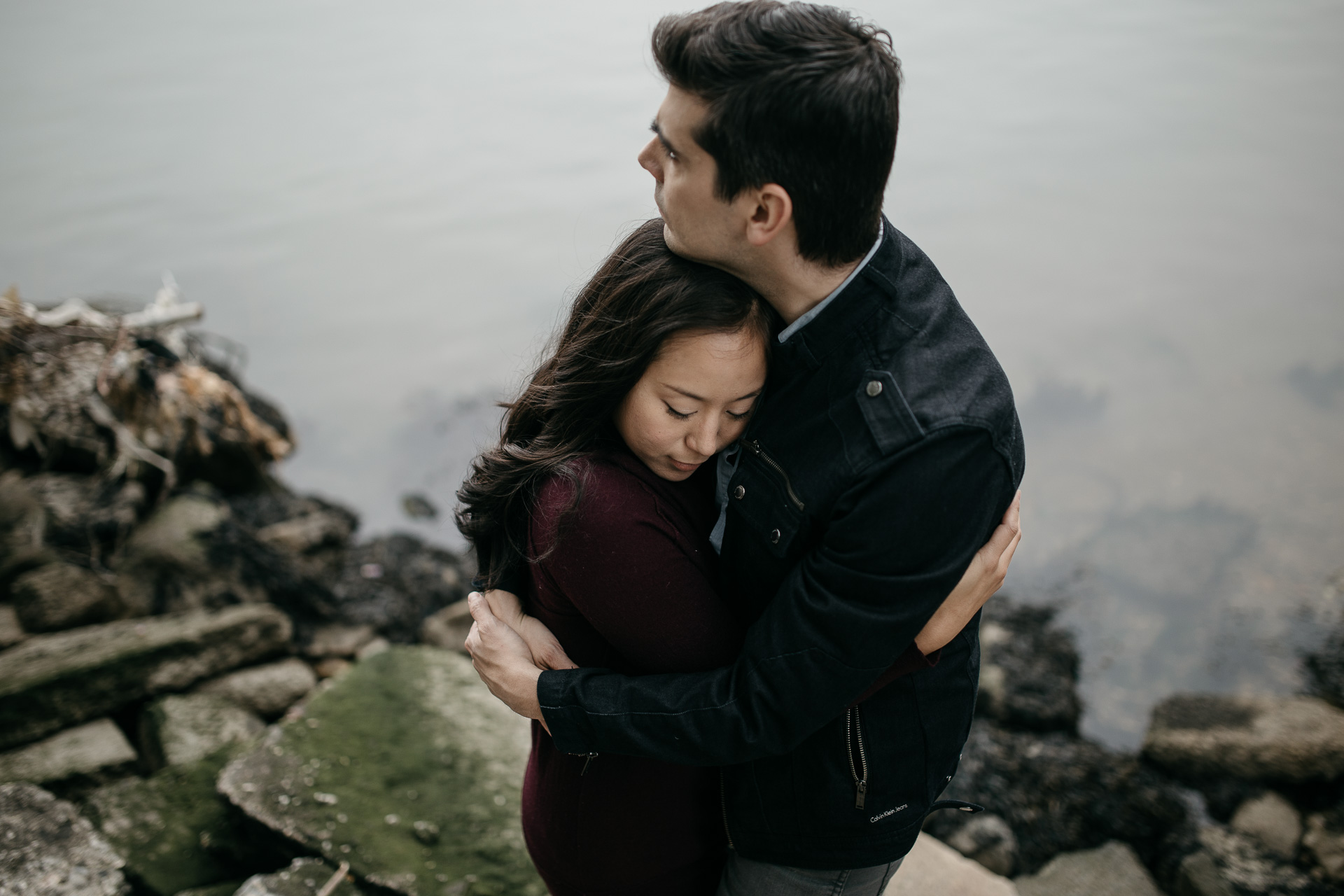 Astoria Engagement in New York by Jean-Laurent Gaudy Photography