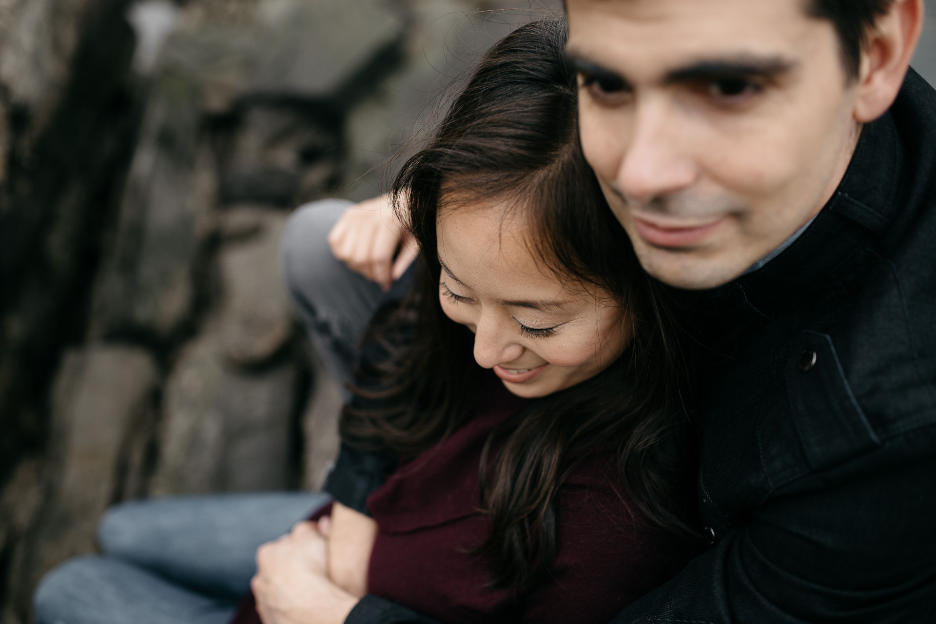 Astoria Engagement in New York by Jean-Laurent Gaudy Photography