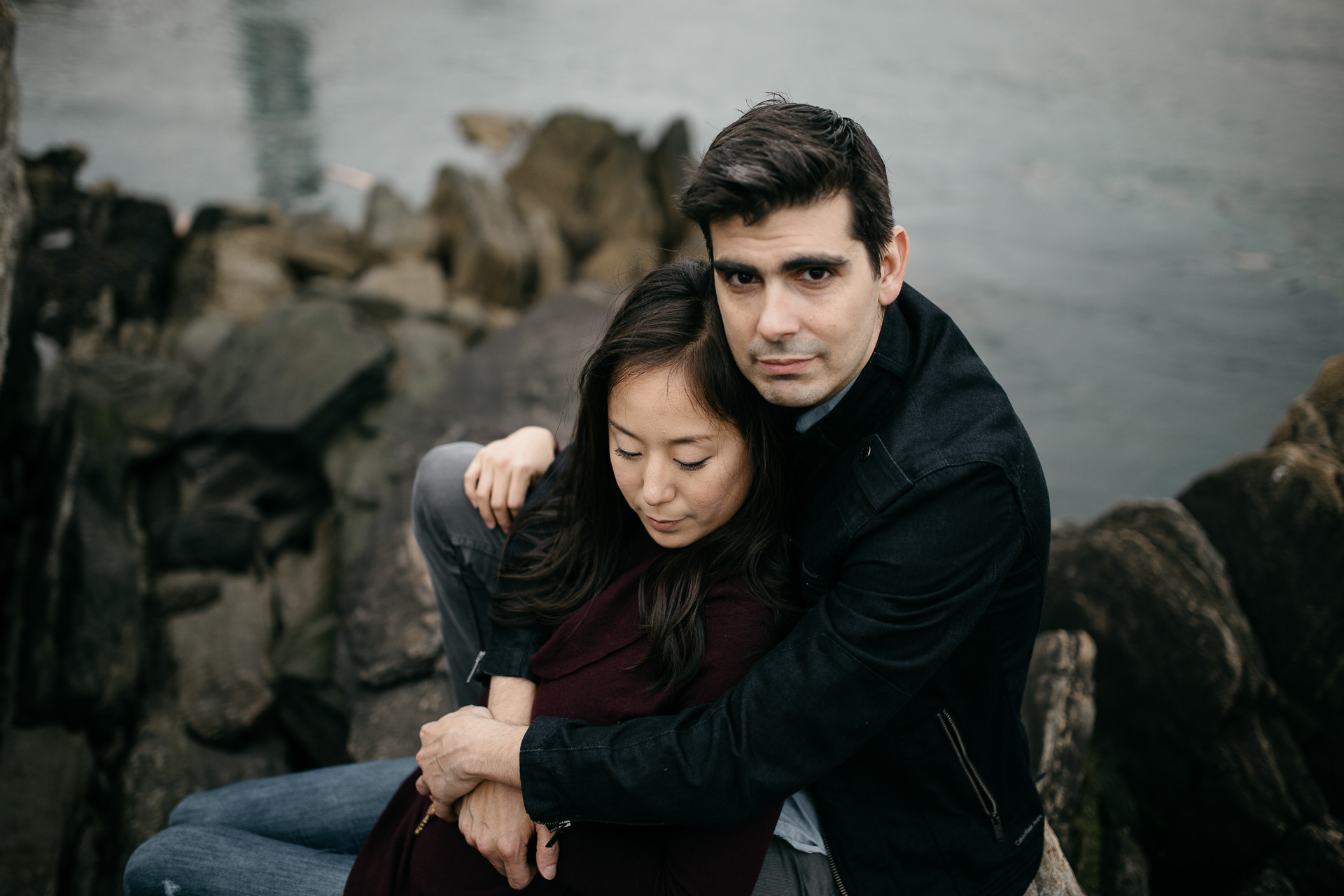 Astoria Engagement in New York by Jean-Laurent Gaudy Photography