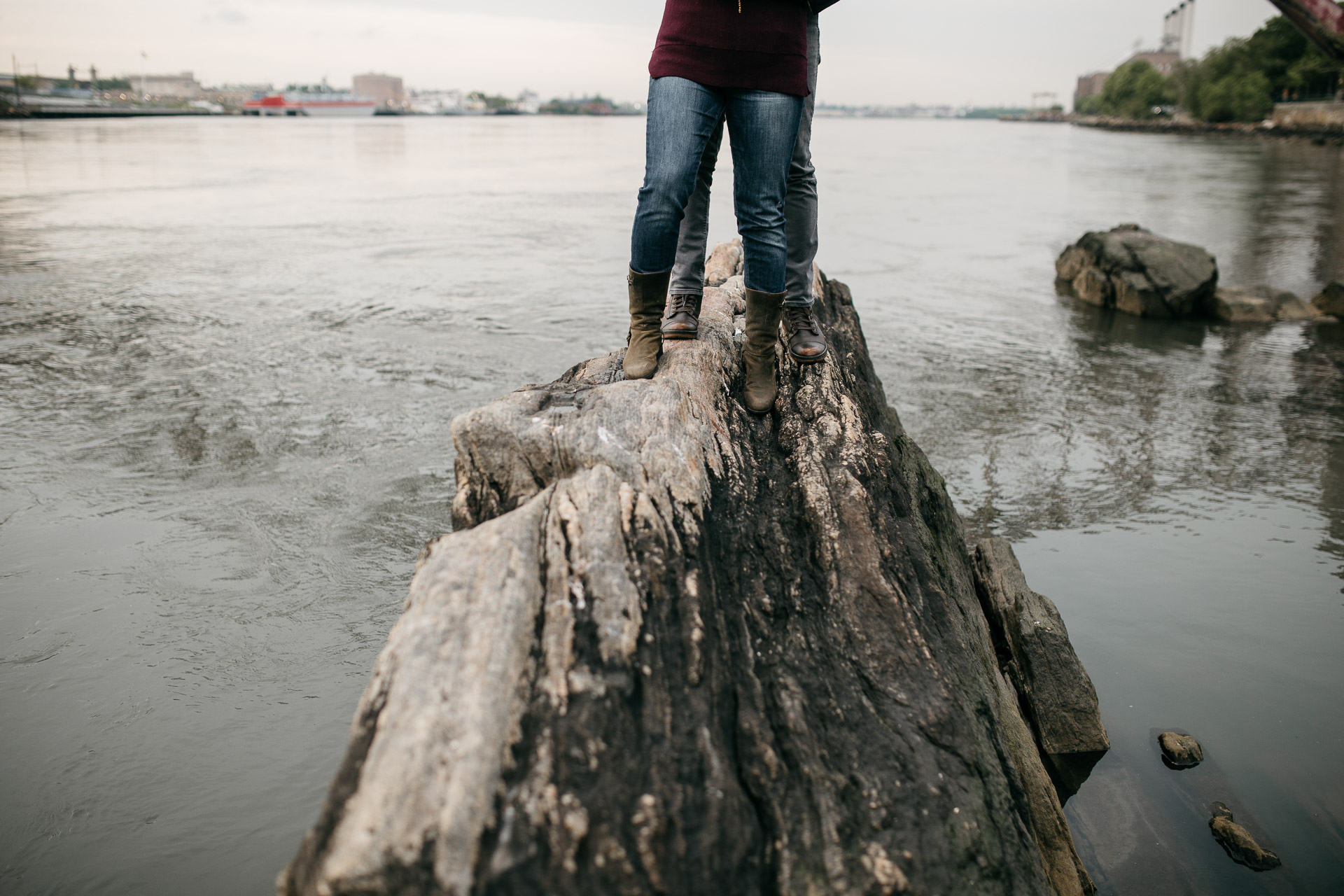 Astoria Engagement in New York by Jean-Laurent Gaudy Photography