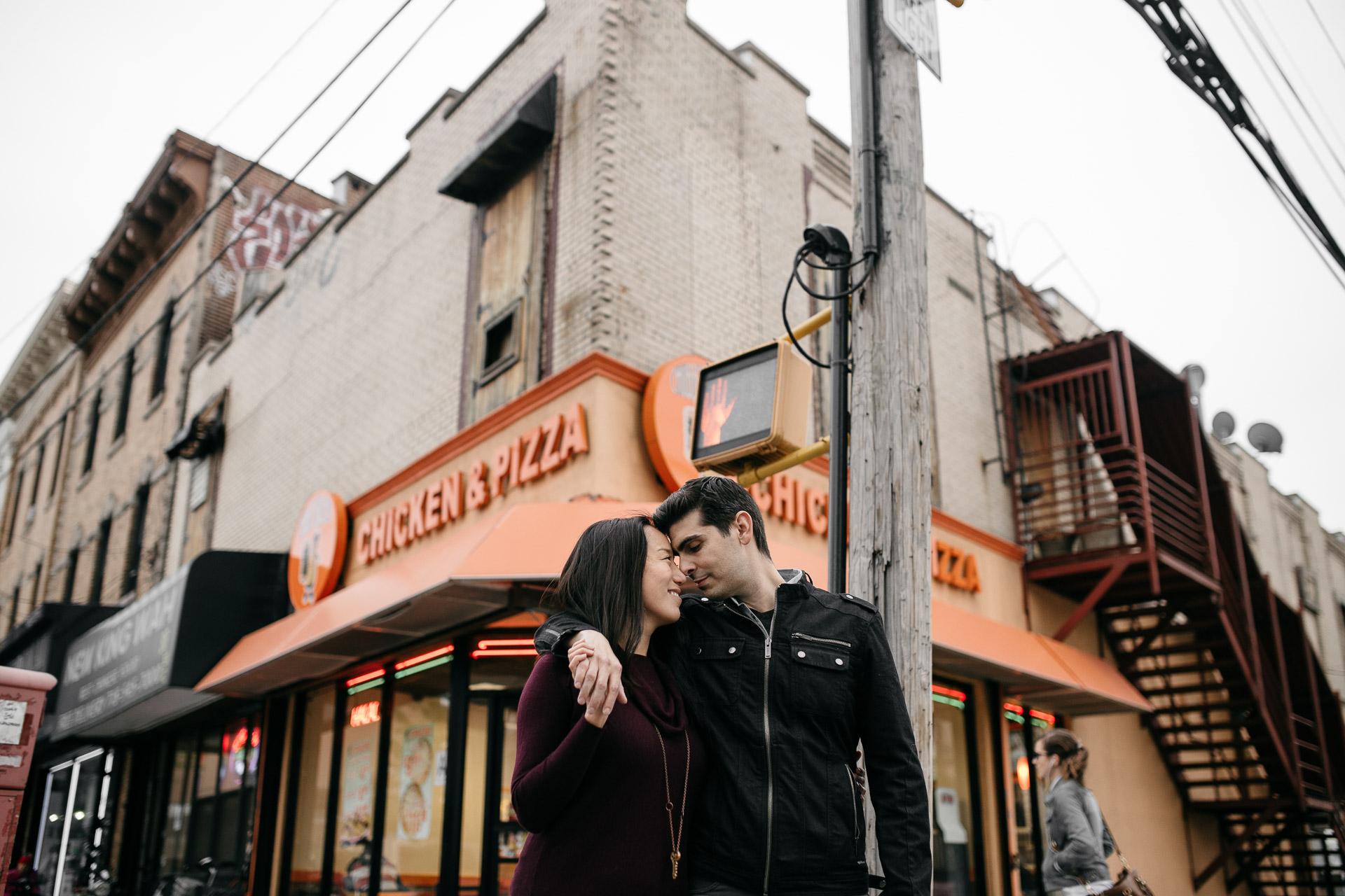 Astoria Engagement in New York by Jean-Laurent Gaudy Photography