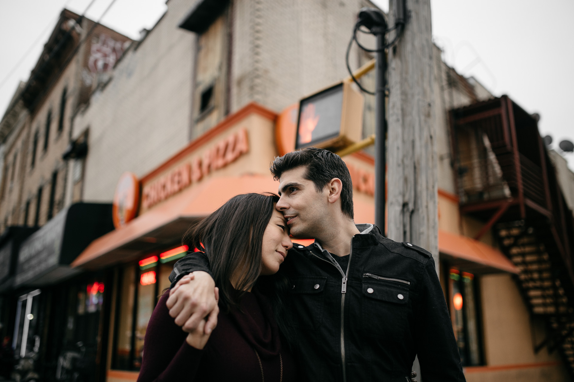 Astoria Engagement in New York by Jean-Laurent Gaudy Photography