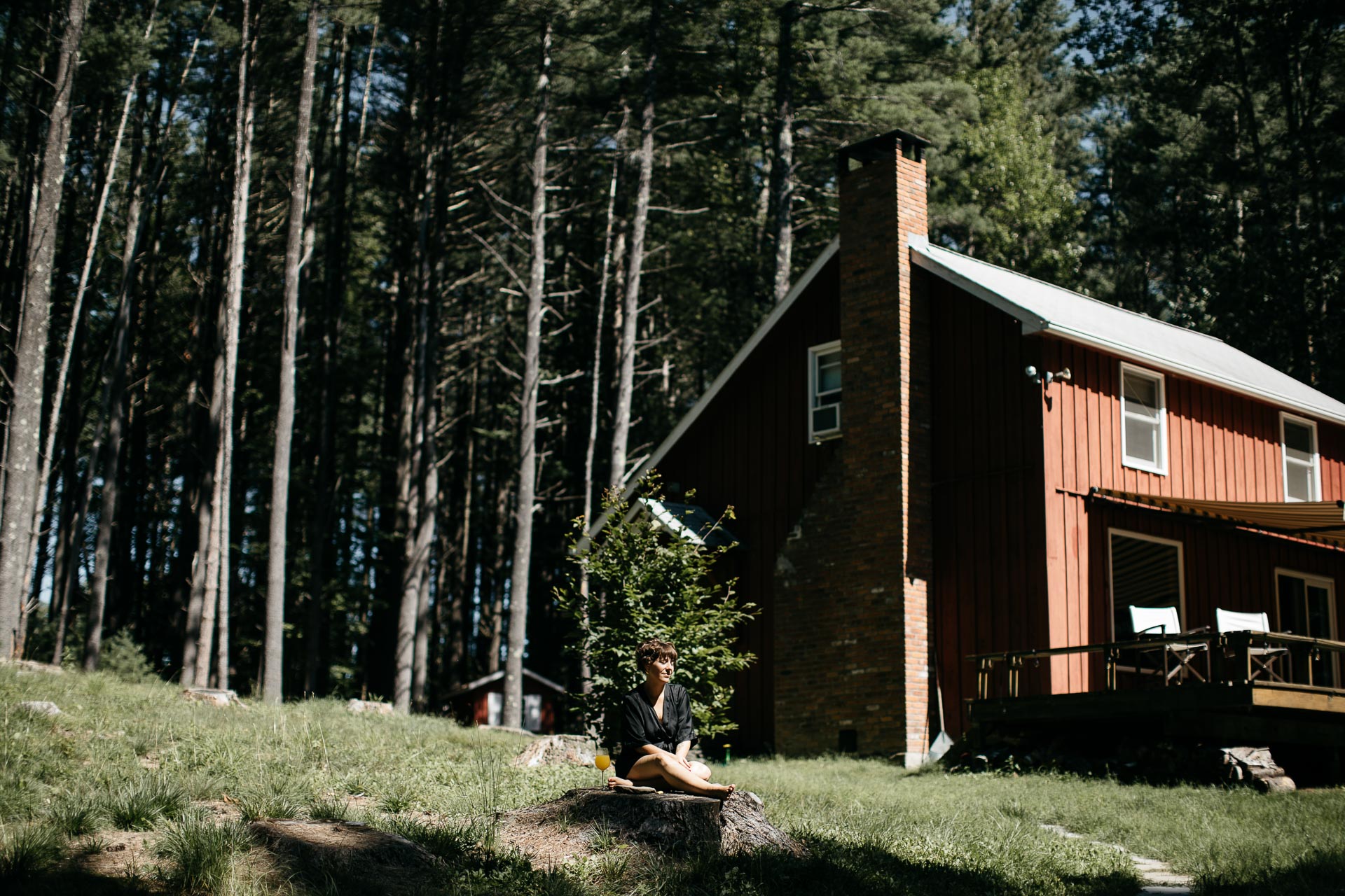 Same Sex Intimate Elopement In the Catskills Mountains by Jean-Laurent Gaudy Photography