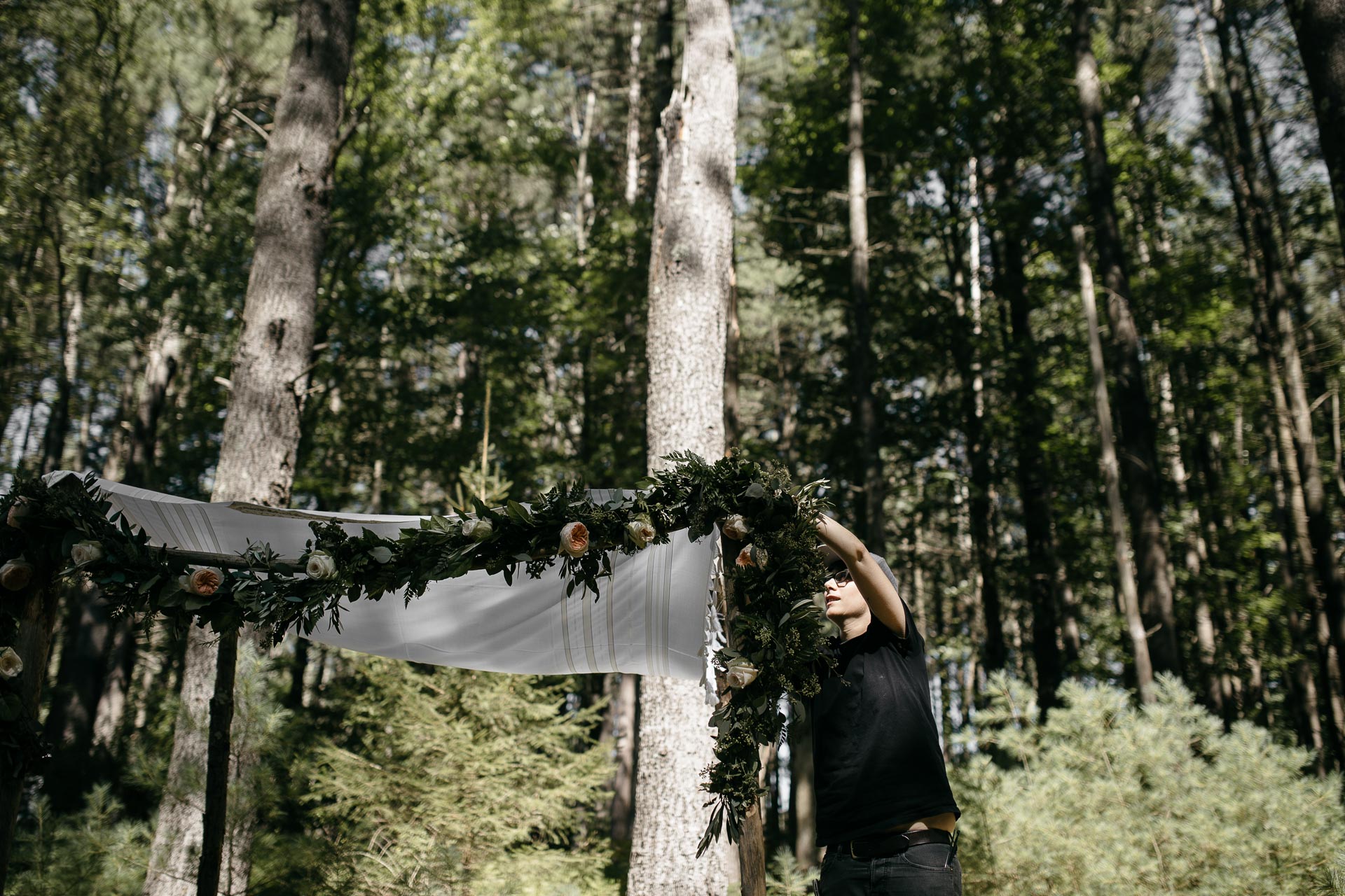 Same Sex Intimate Elopement In the Catskills Mountains by Jean-Laurent Gaudy Photography