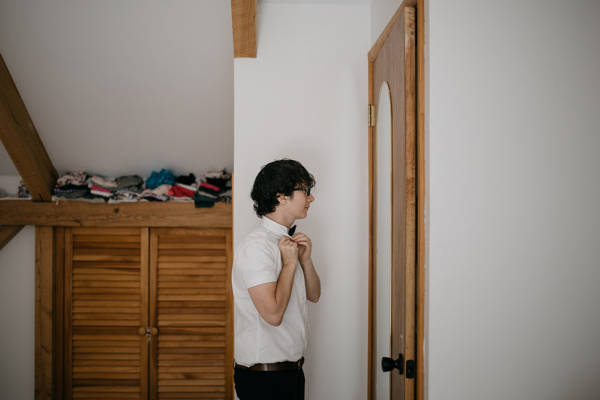 Same Sex Intimate Elopement In the Catskills Mountains by Jean-Laurent Gaudy Photography