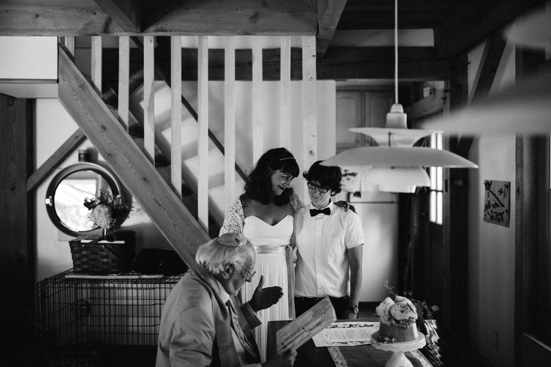 Same Sex Intimate Elopement In the Catskills Mountains by Jean-Laurent Gaudy Photography