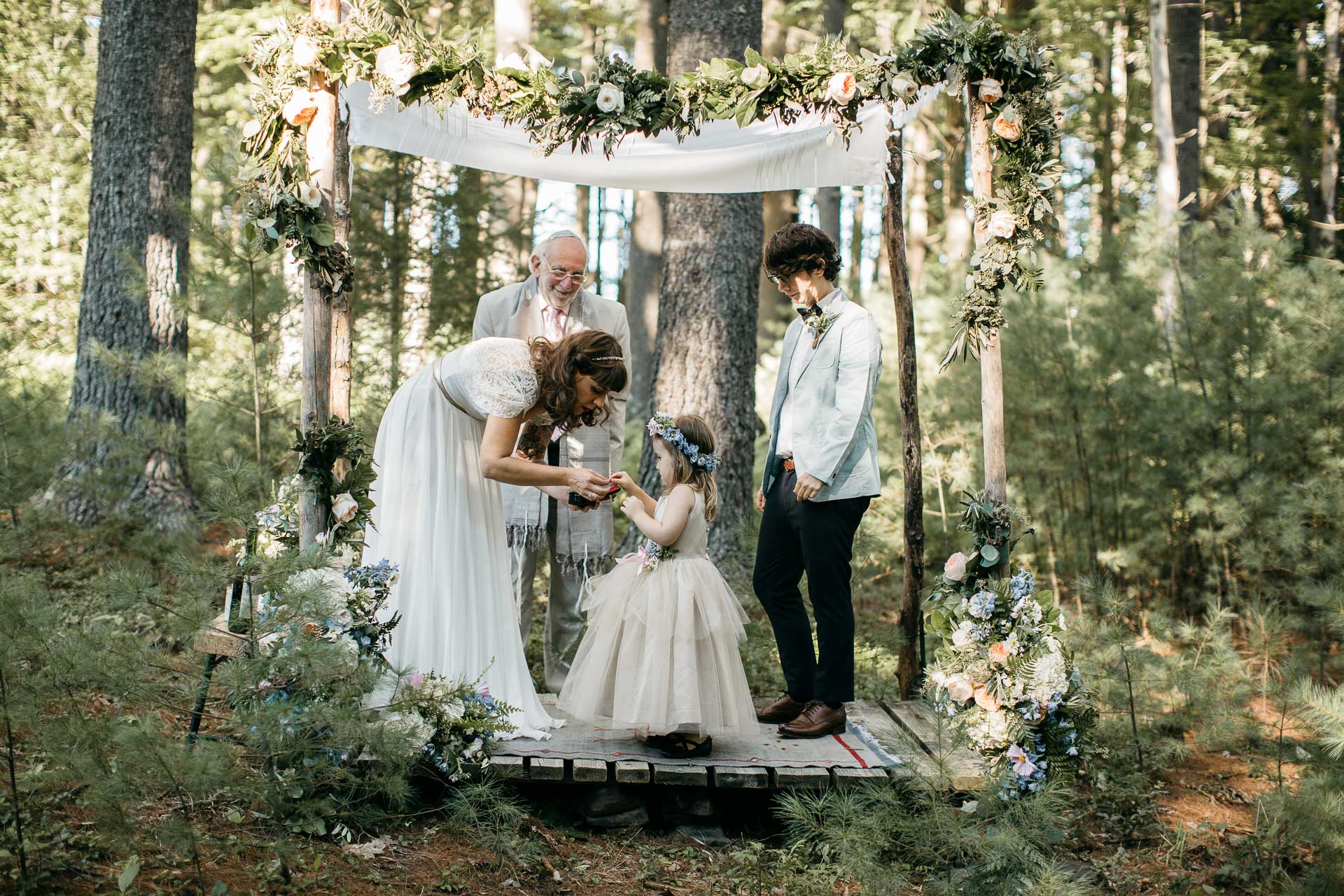 Same Sex Intimate Elopement In the Catskills Mountains by Jean-Laurent Gaudy Photography