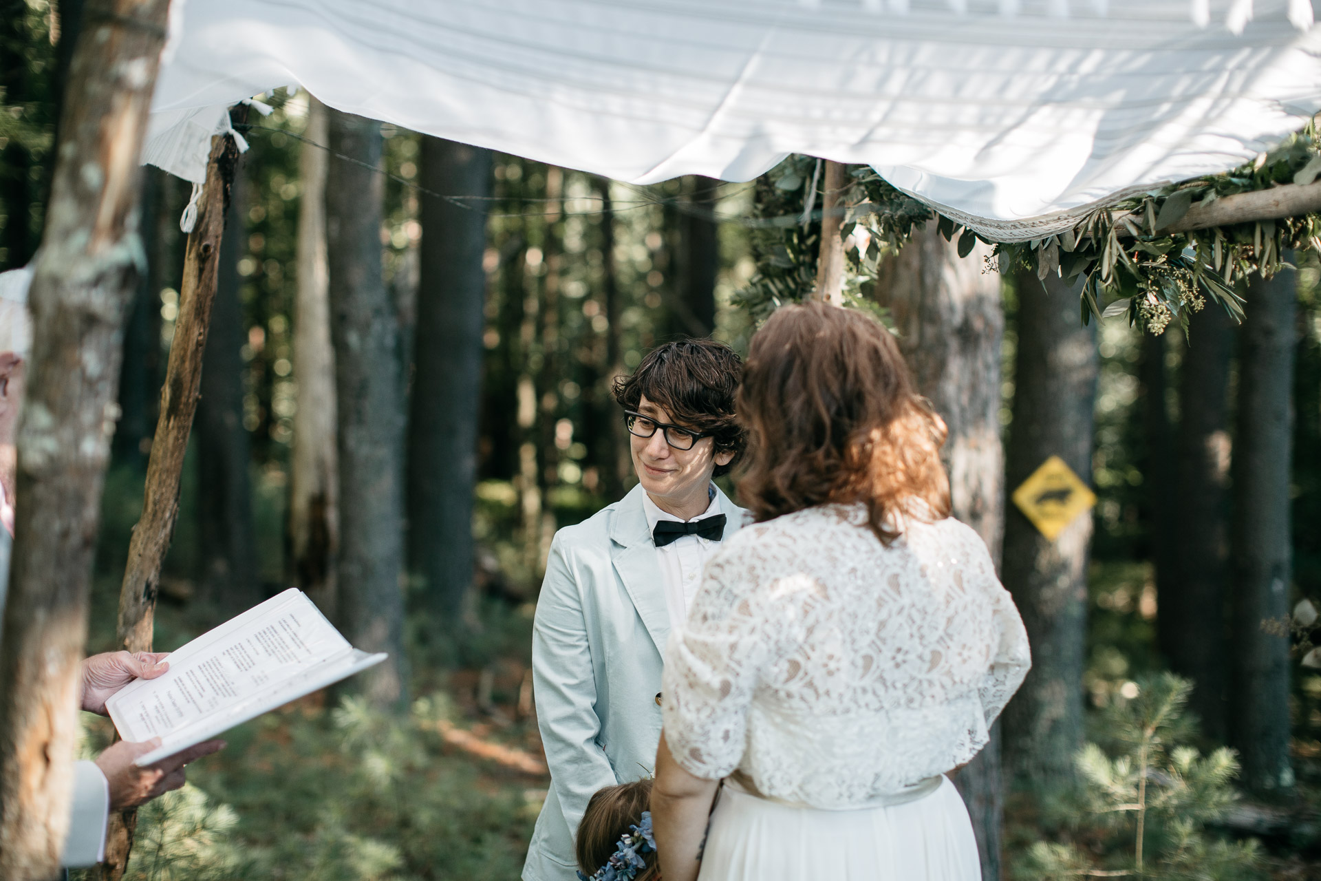 Same Sex Intimate Elopement In the Catskills Mountains by Jean-Laurent Gaudy Photography
