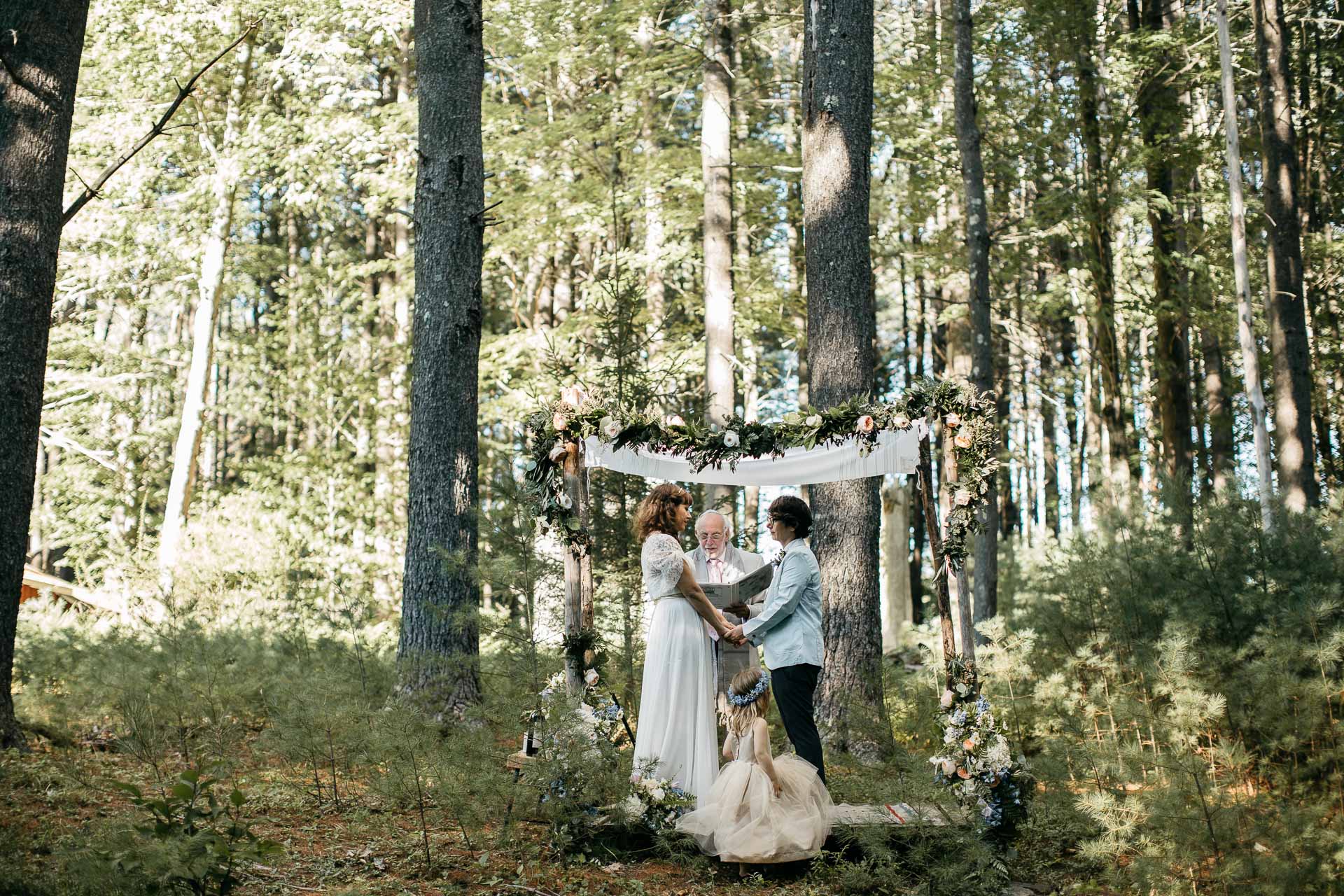 Same Sex Intimate Elopement In the Catskills Mountains by Jean-Laurent Gaudy Photography