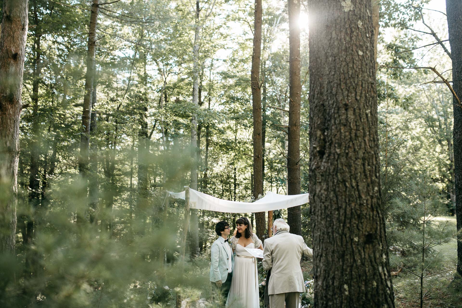 Same Sex Intimate Elopement In the Catskills Mountains by Jean-Laurent Gaudy Photography