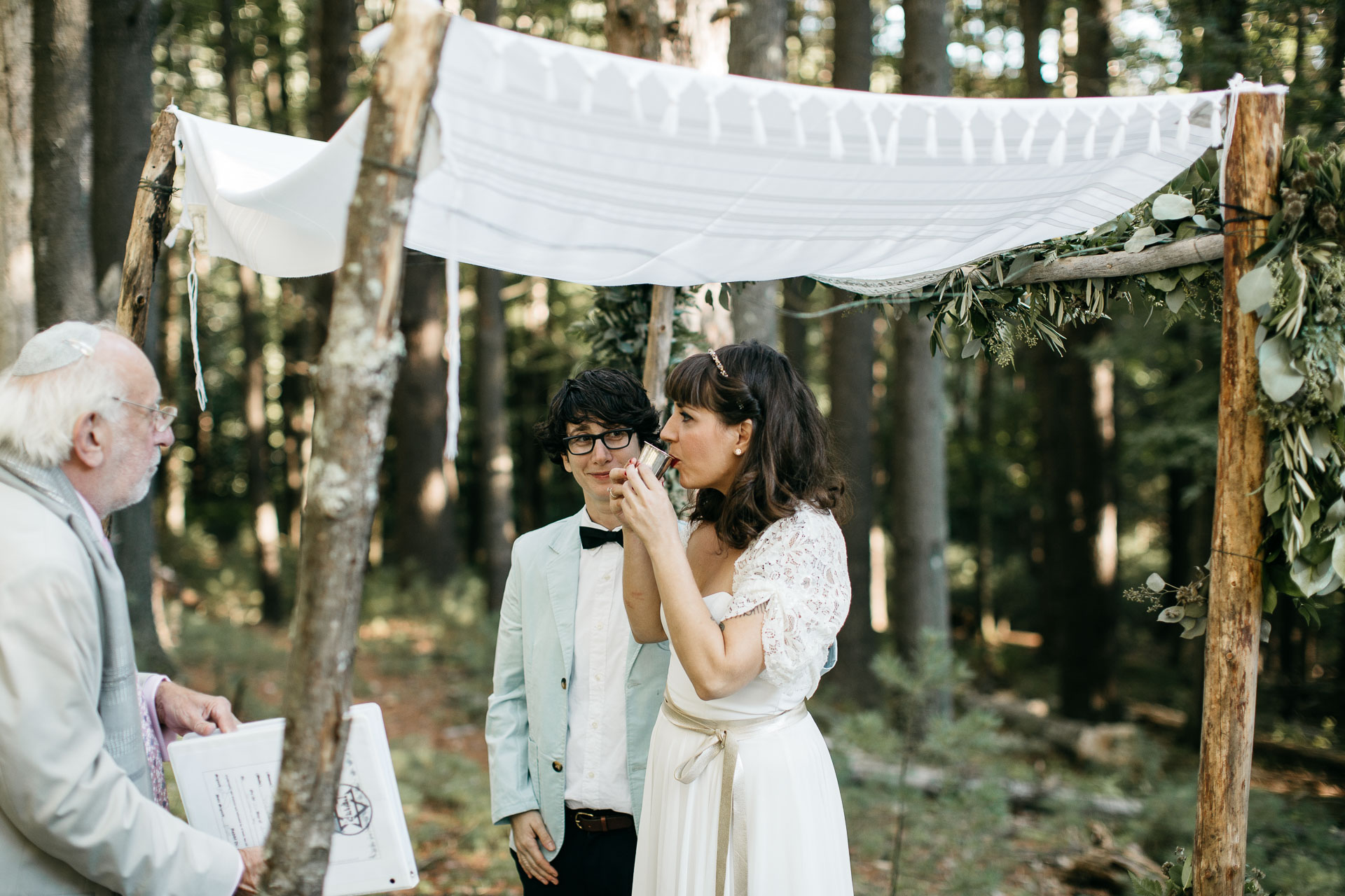 Same Sex Intimate Elopement In the Catskills Mountains by Jean-Laurent Gaudy Photography