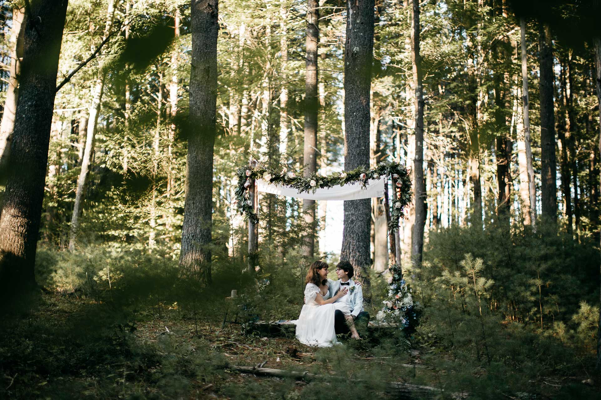 Same Sex Intimate Elopement In the Catskills Mountains by Jean-Laurent Gaudy Photography