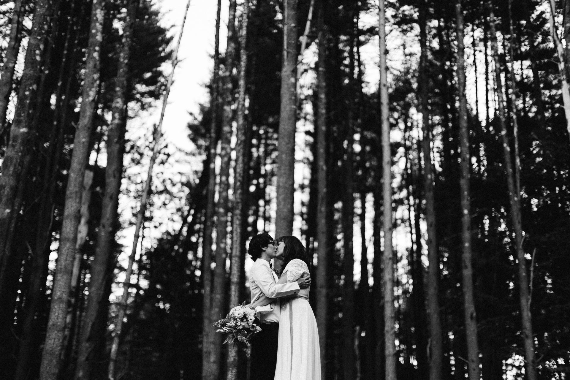 Same Sex Intimate Elopement In the Catskills Mountains by Jean-Laurent Gaudy Photography