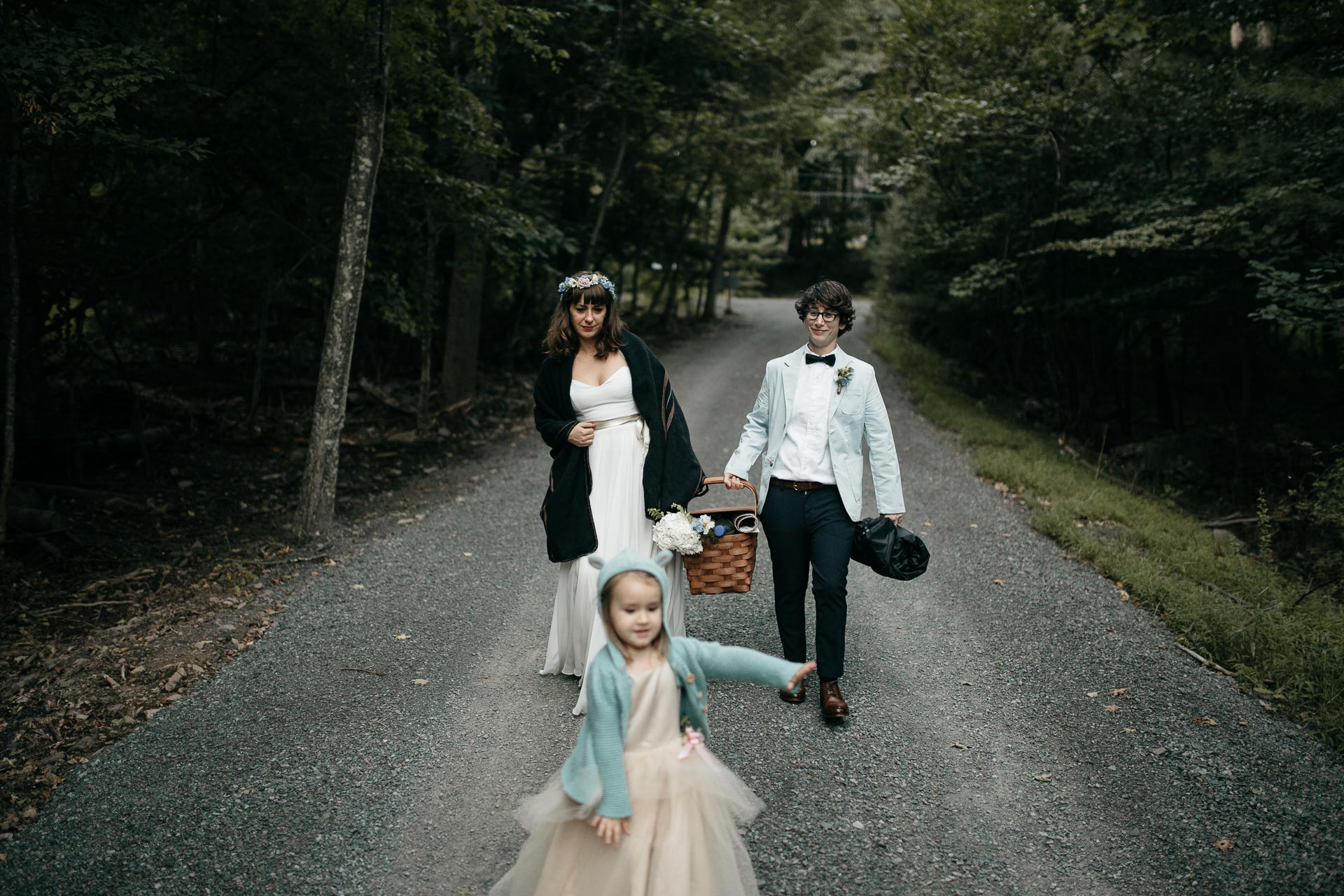 Same Sex Intimate Elopement In the Catskills Mountains by Jean-Laurent Gaudy Photography