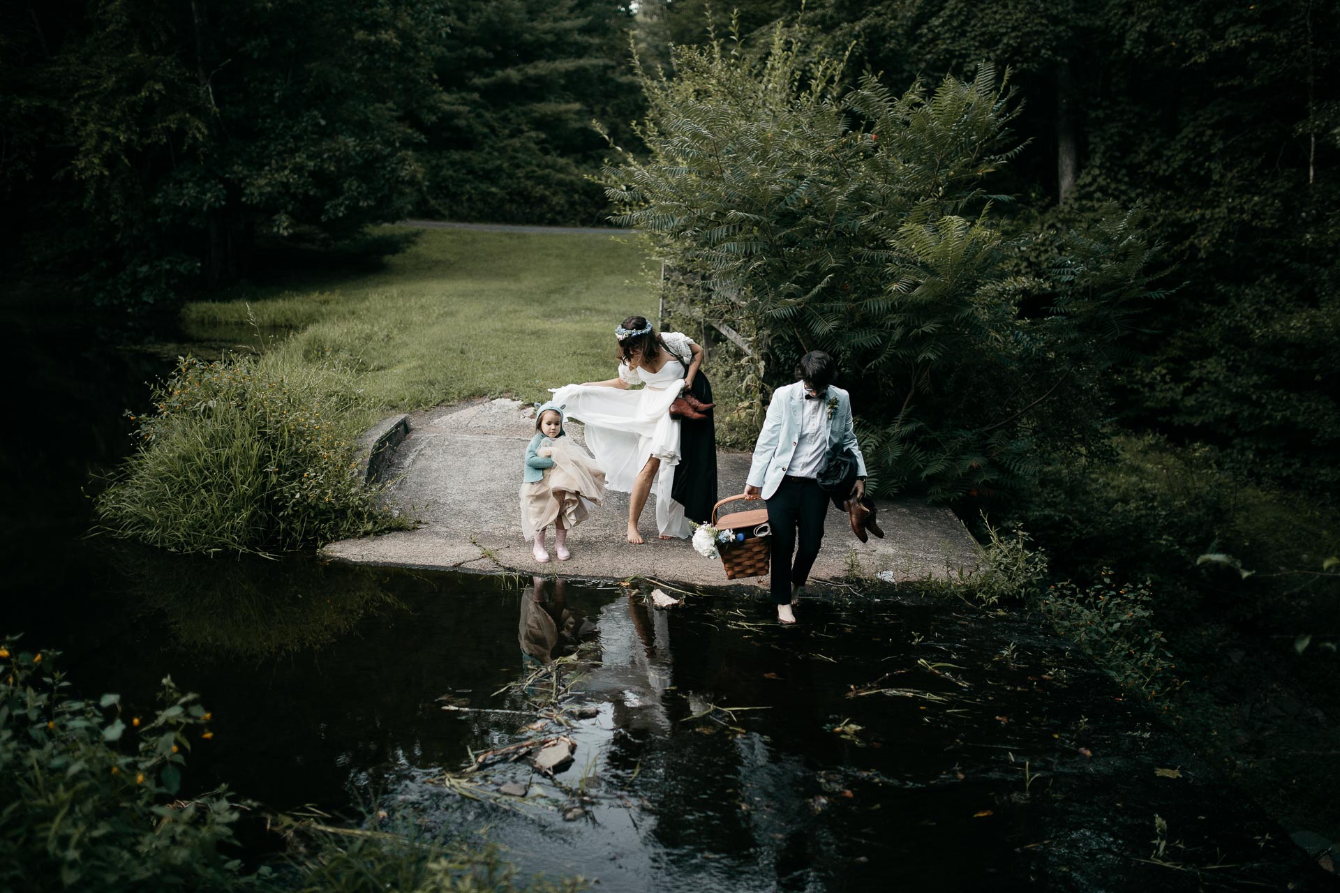 Same Sex Intimate Elopement In the Catskills Mountains by Jean-Laurent Gaudy Photography