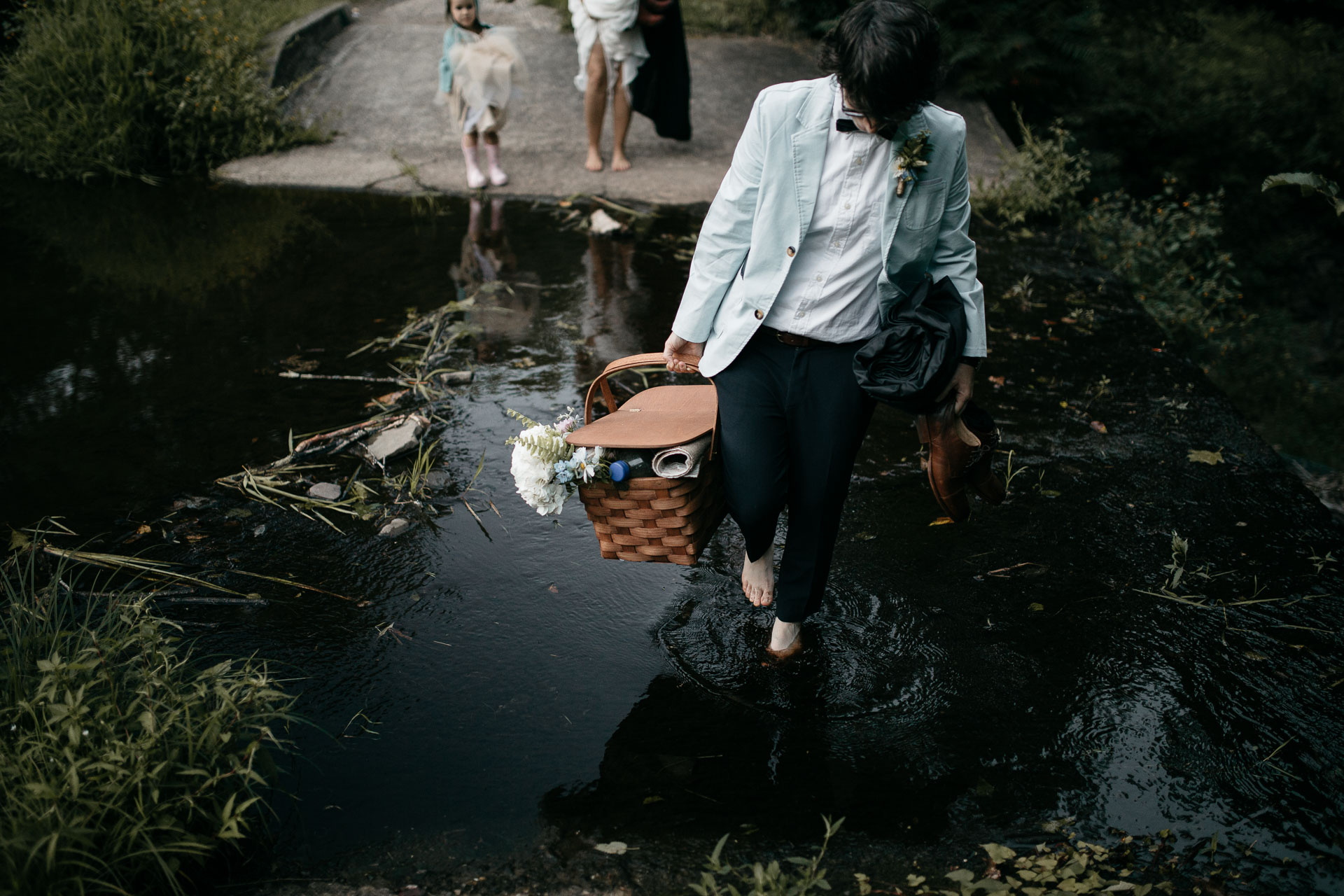 Same Sex Intimate Elopement In the Catskills Mountains by Jean-Laurent Gaudy Photography