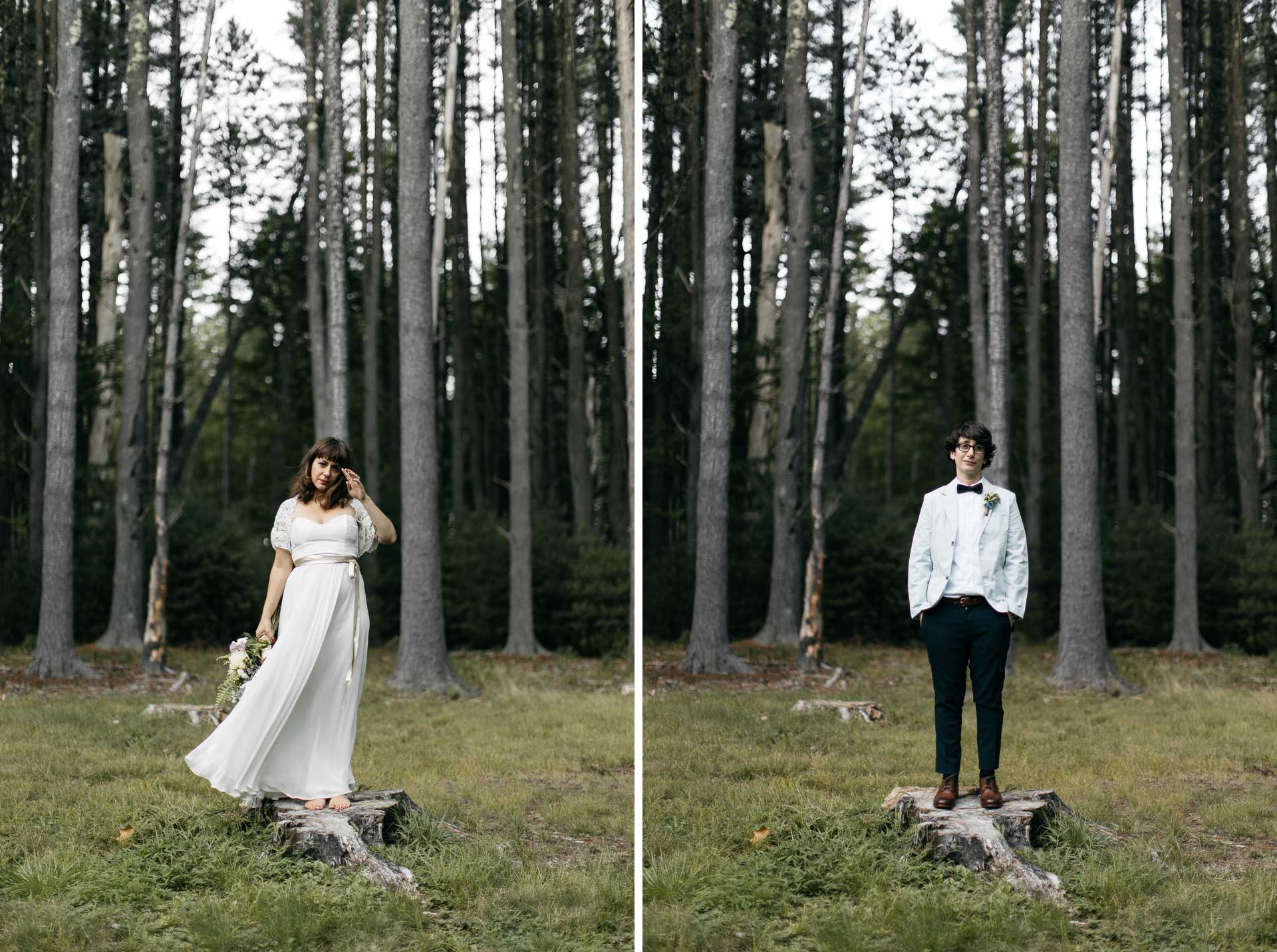 Same Sex Intimate Elopement In the Catskills Mountains by Jean-Laurent Gaudy Photography