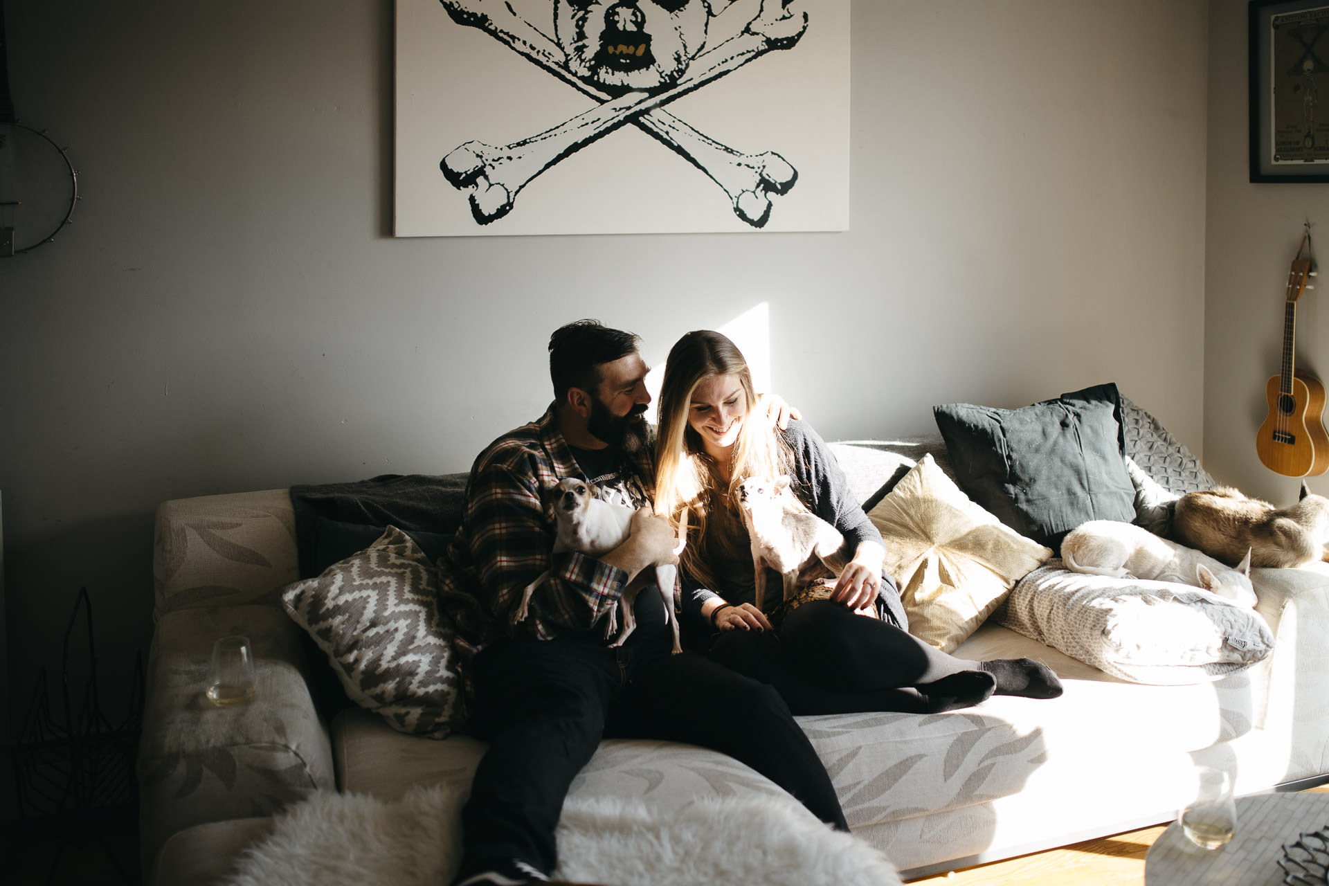 Robyn & Jim Intimate Brooklyn Engagement By Jean-Laurent Gaudy Photography