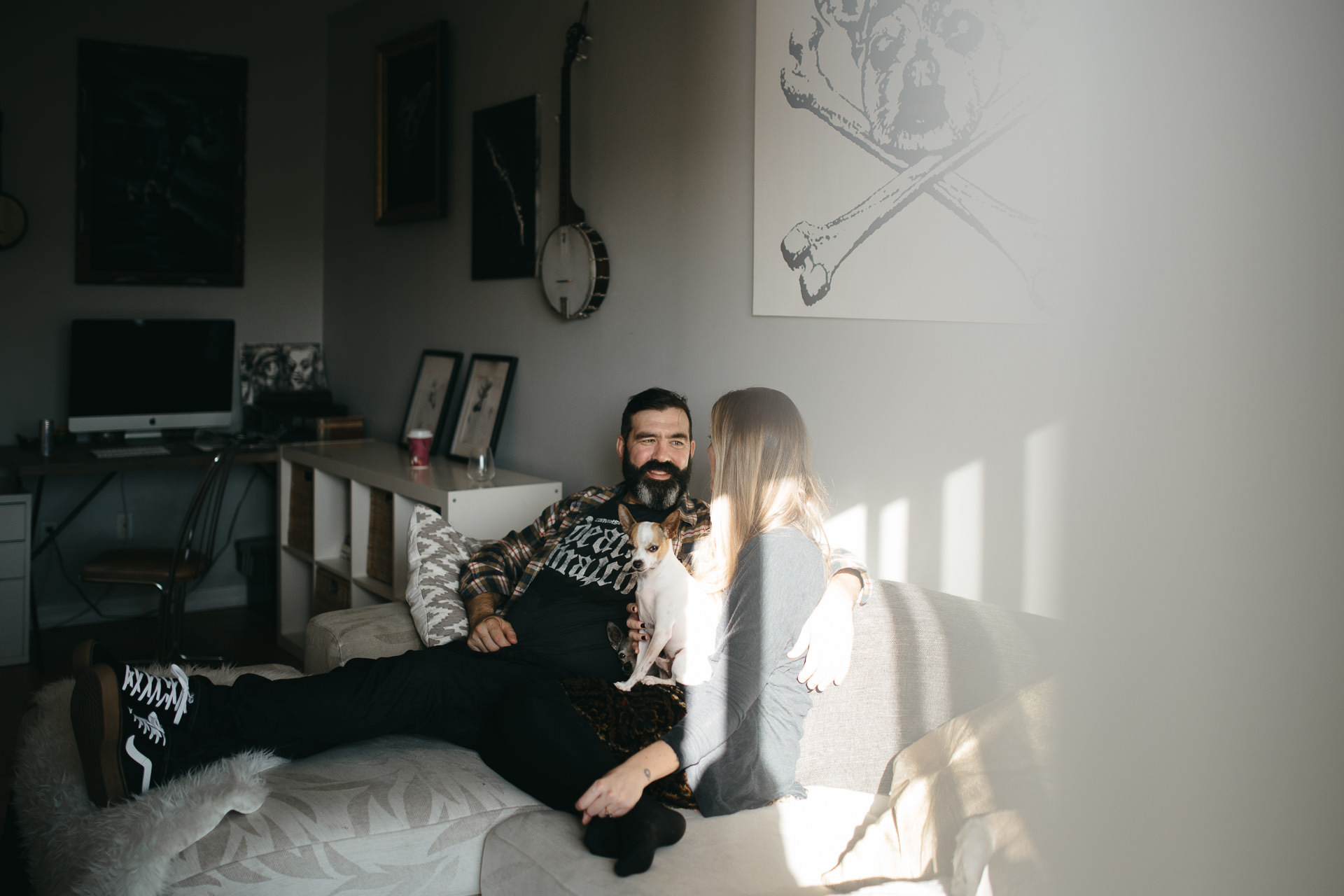 Robyn & Jim Intimate Brooklyn Engagement By Jean-Laurent Gaudy Photography