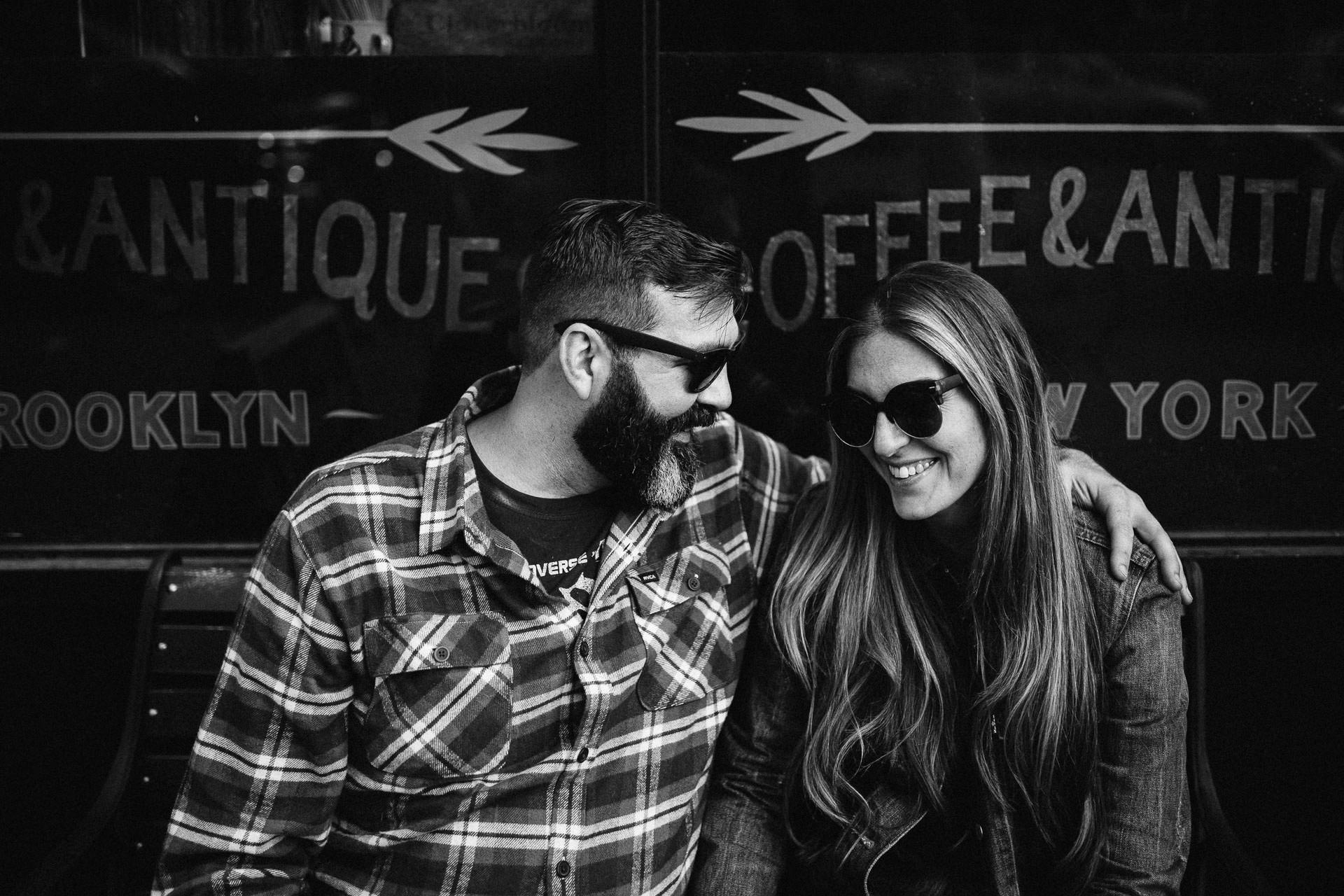 Robyn & Jim Intimate Brooklyn Engagement By Jean-Laurent Gaudy Photography