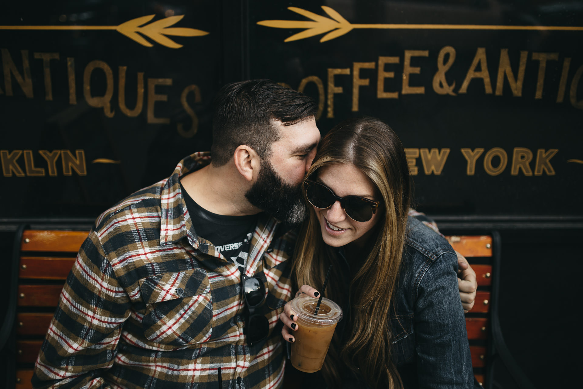 Robyn & Jim Intimate Brooklyn Engagement By Jean-Laurent Gaudy Photography