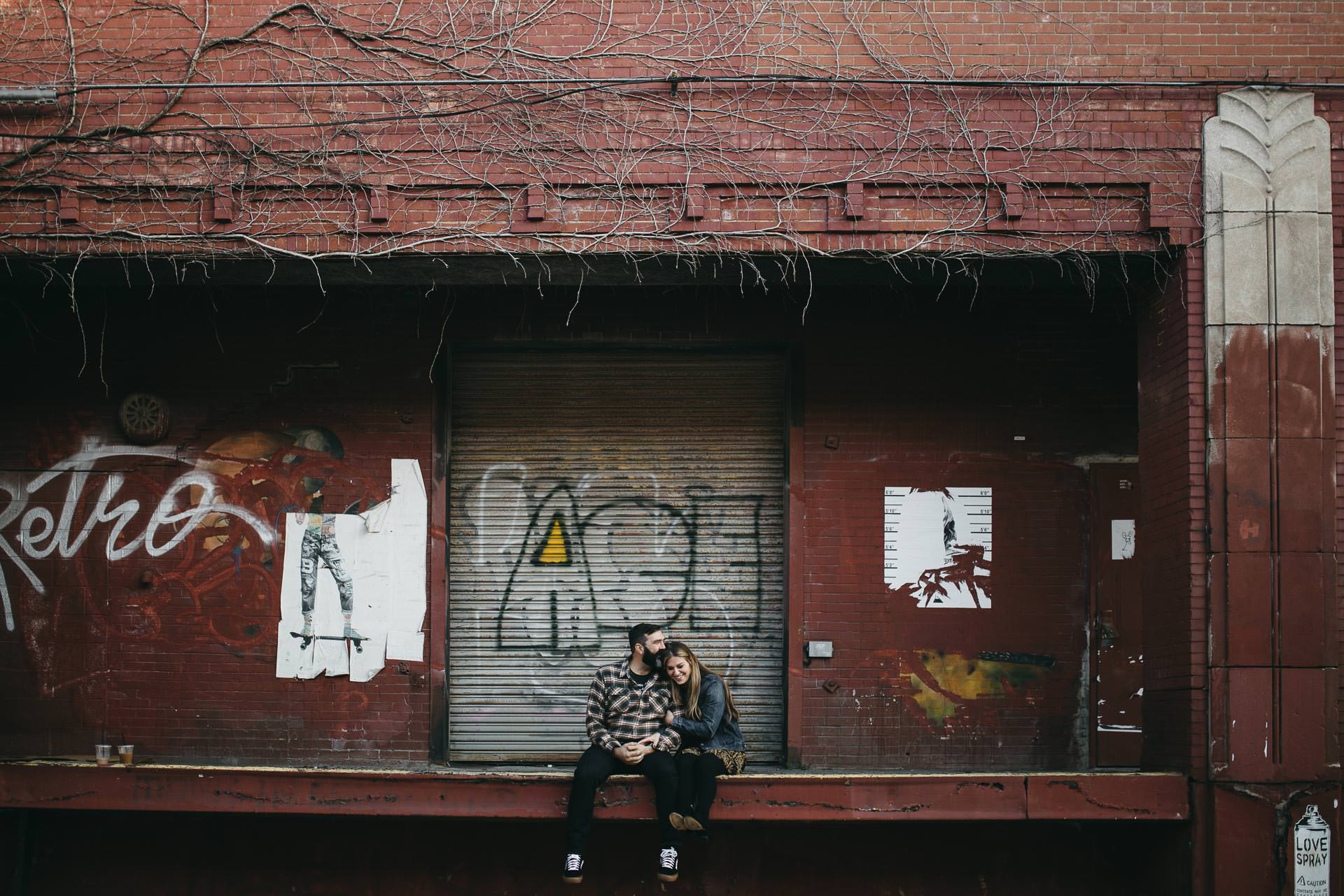 Robyn & Jim Intimate Brooklyn Engagement By Jean-Laurent Gaudy Photography