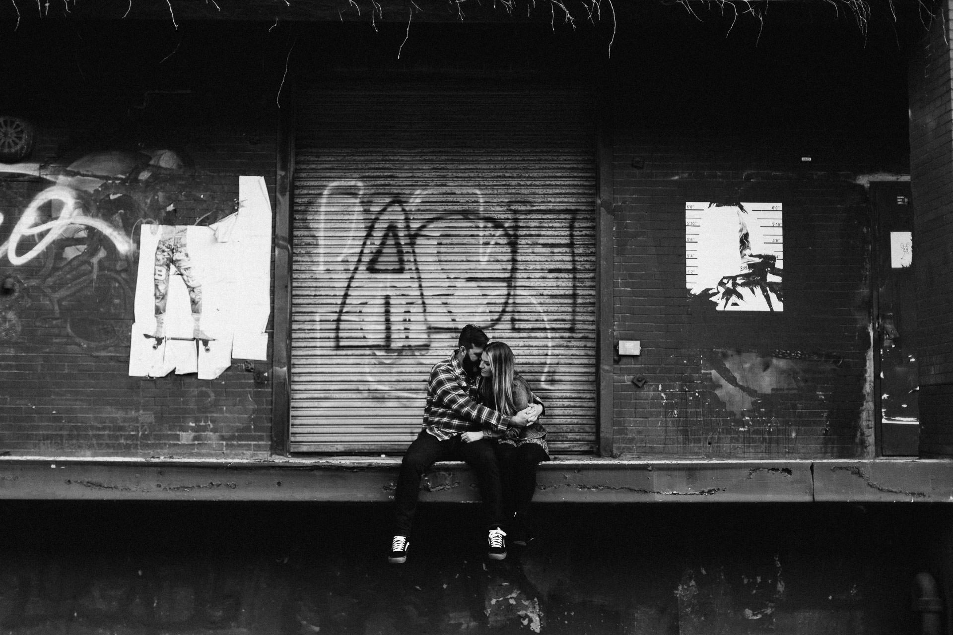 Robyn & Jim Intimate Brooklyn Engagement By Jean-Laurent Gaudy Photography