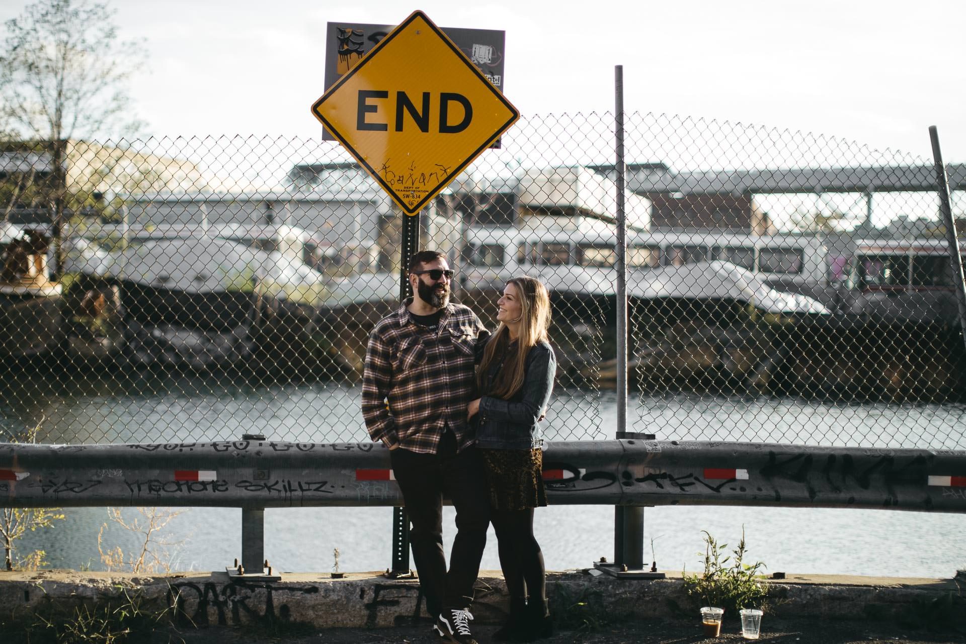 Robyn & Jim Intimate Brooklyn Engagement By Jean-Laurent Gaudy Photography