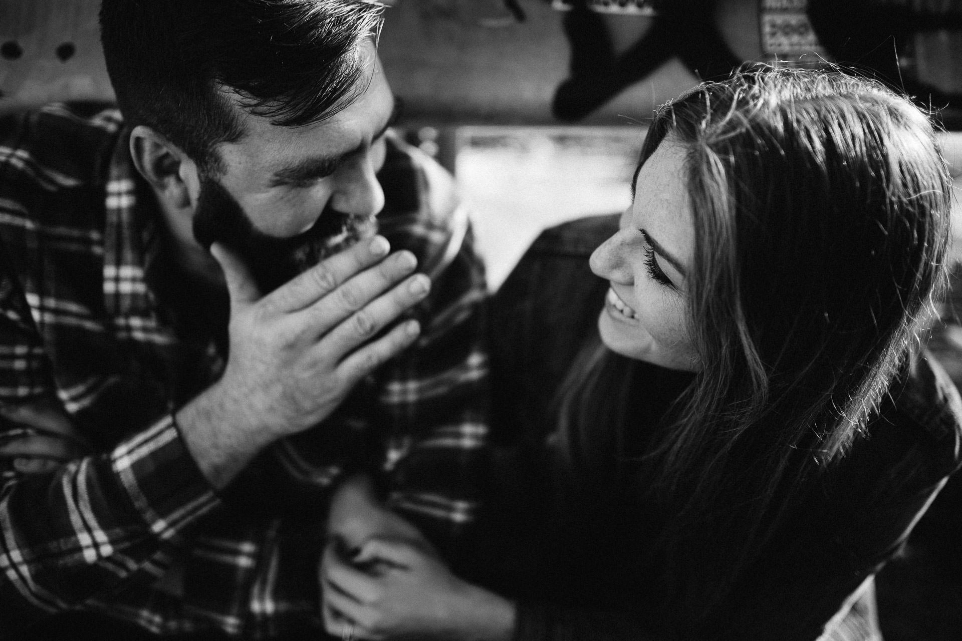 Robyn & Jim Intimate Brooklyn Engagement By Jean-Laurent Gaudy Photography