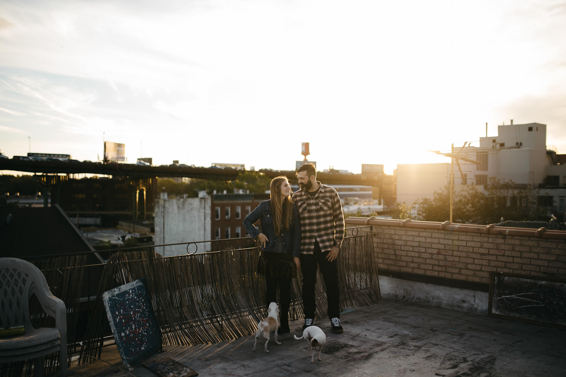 Robyn & Jim Intimate Brooklyn Engagement By Jean-Laurent Gaudy Photography