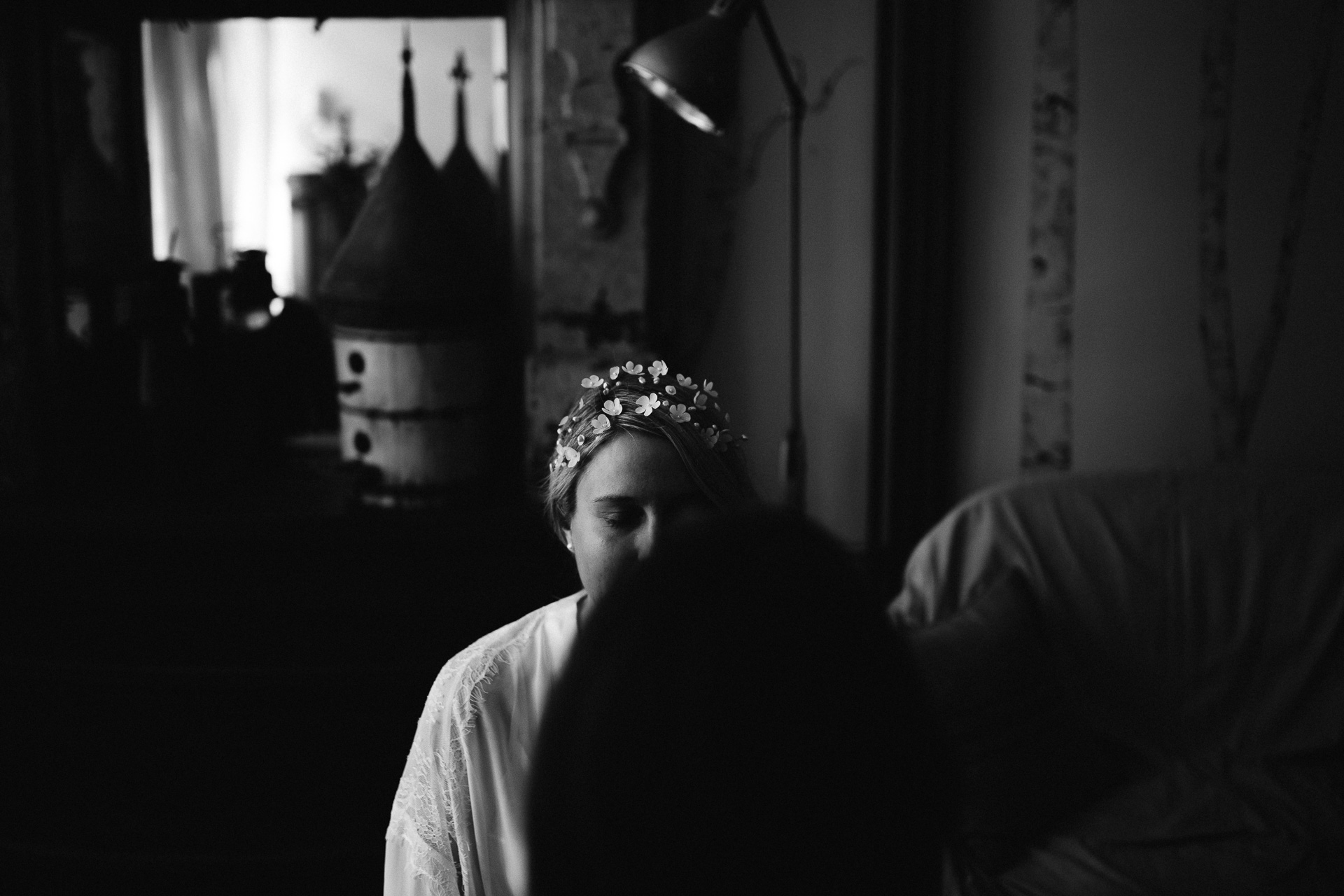 Beth & Levi's backyard Elopement in Brooklyn by Jean-Laurent Gaudy