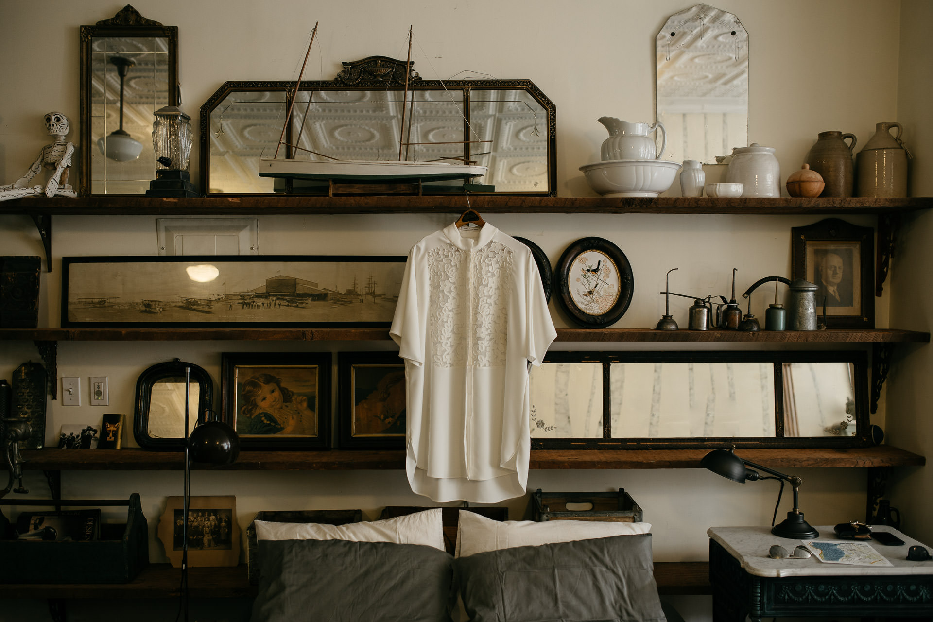 Beth & Levi's backyard Elopement in Brooklyn by Jean-Laurent Gaudy