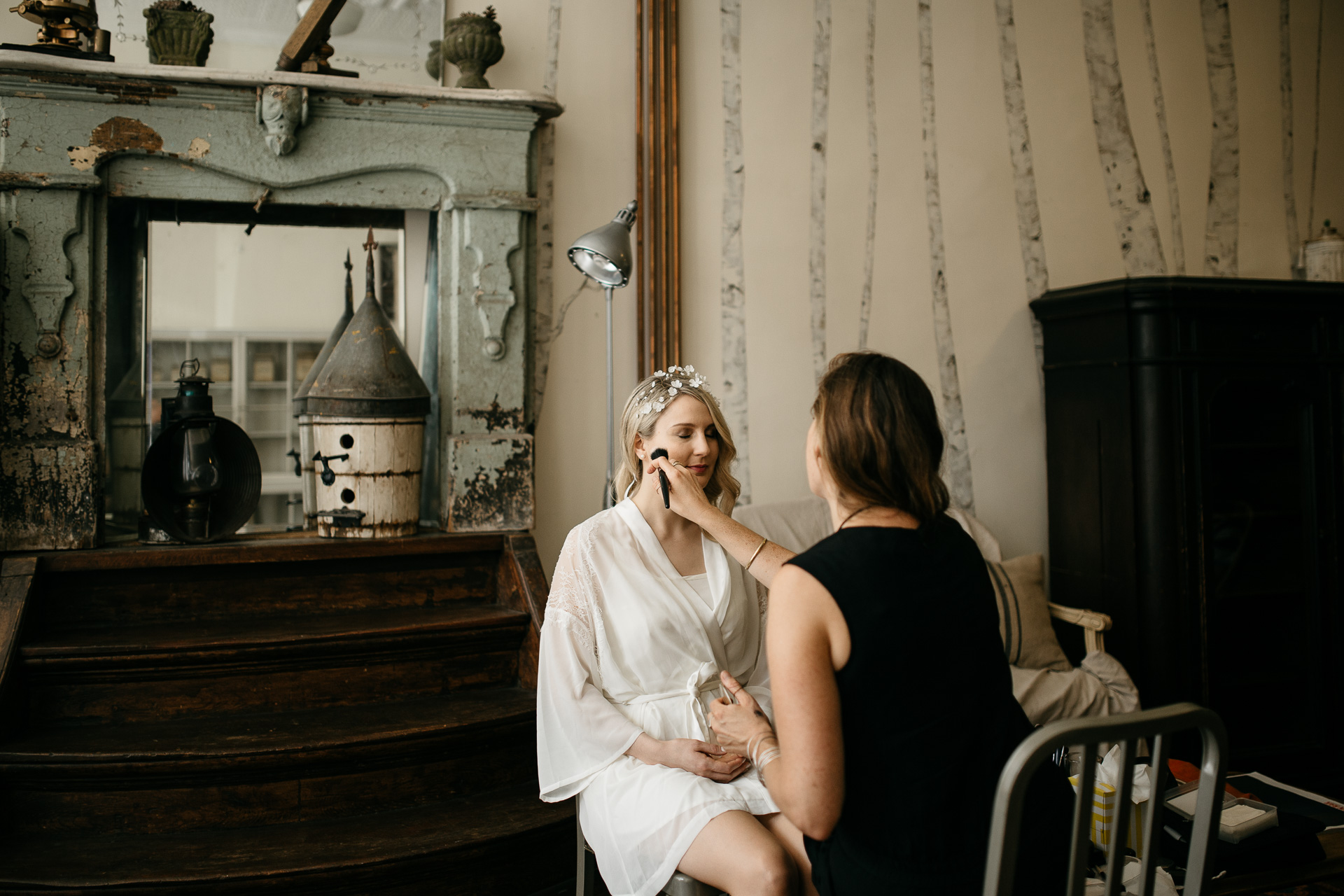Beth & Levi's backyard Elopement in Brooklyn by Jean-Laurent Gaudy