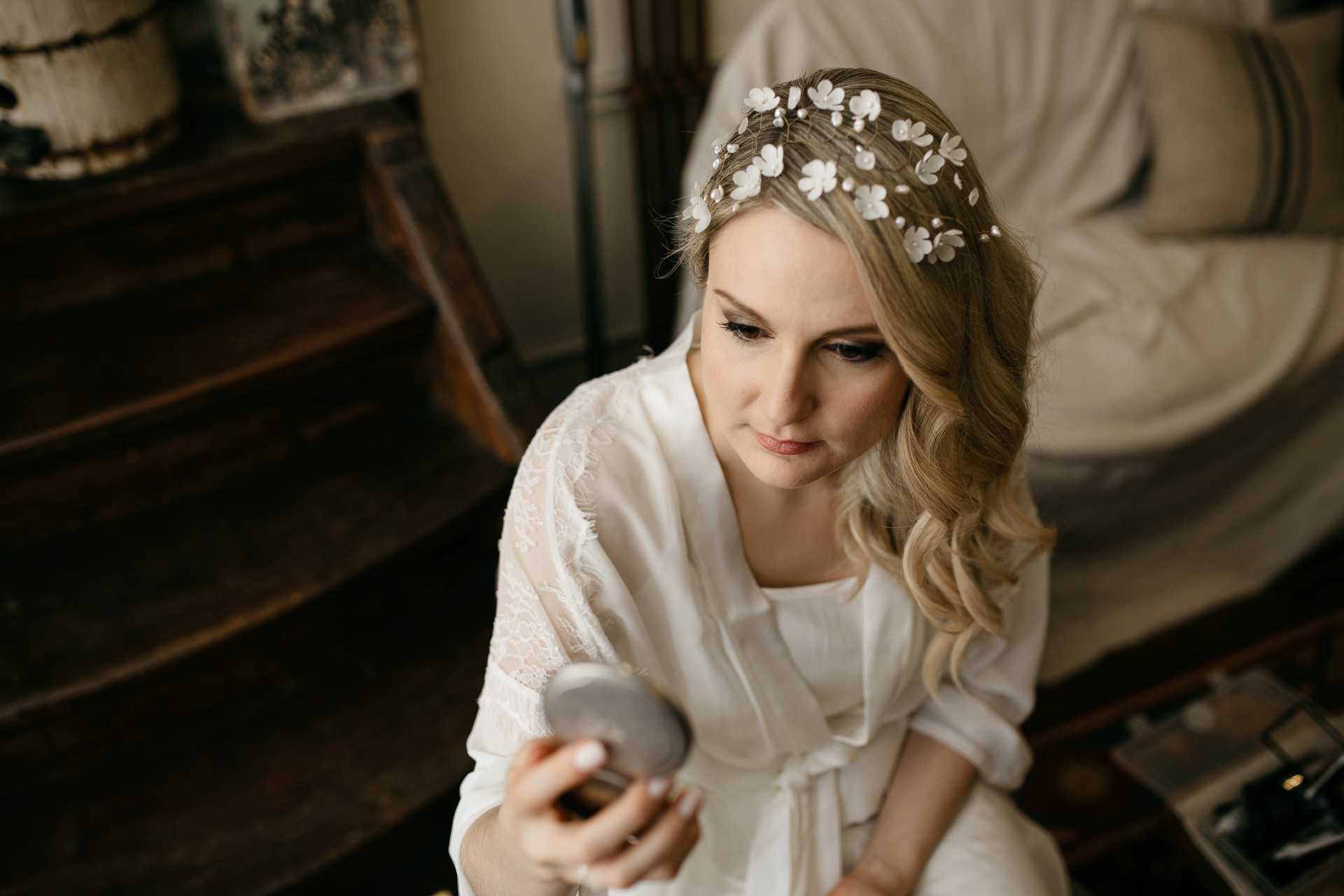 Beth & Levi's backyard Elopement in Brooklyn by Jean-Laurent Gaudy
