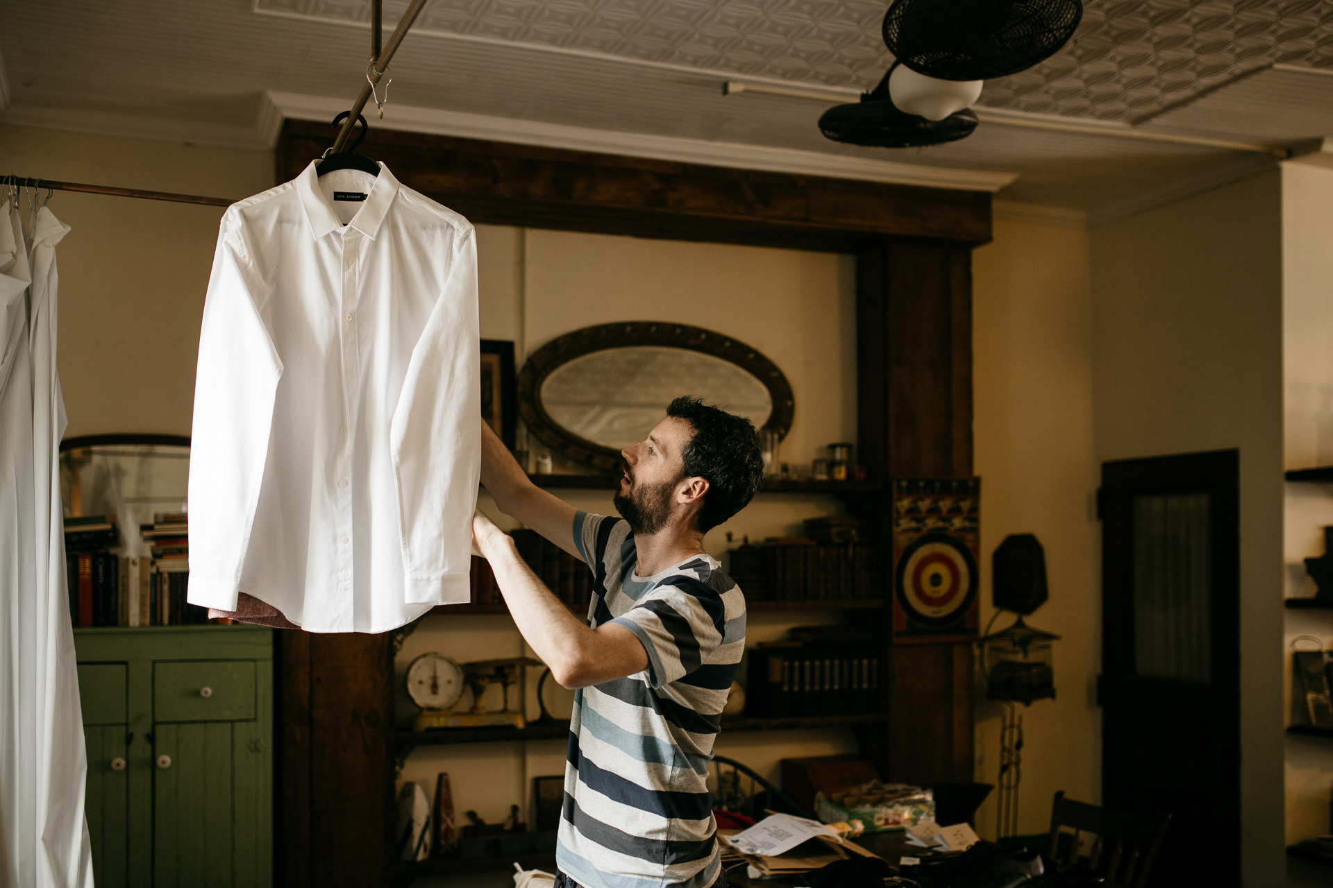 Beth & Levi's backyard Elopement in Brooklyn by Jean-Laurent Gaudy