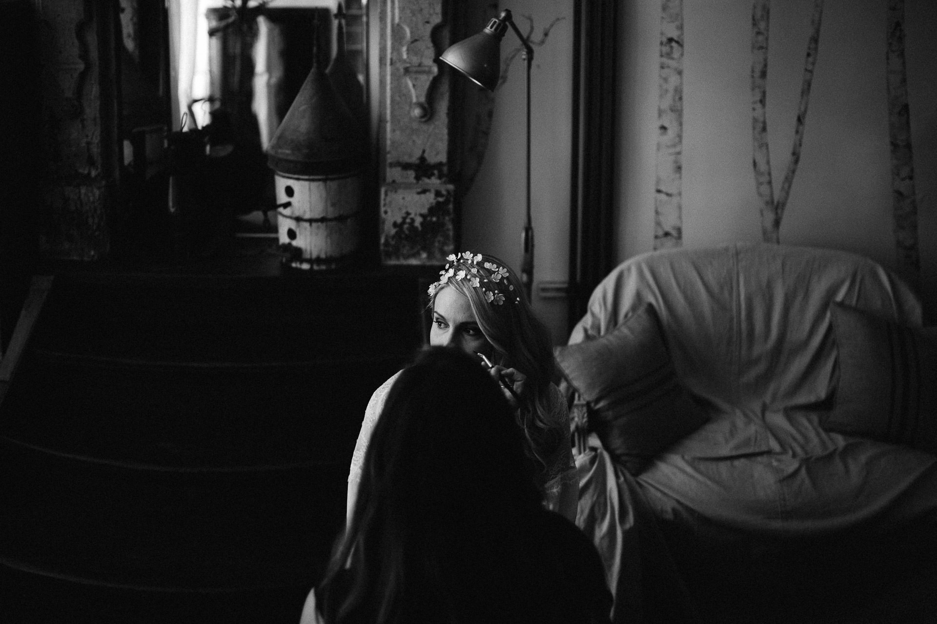 Beth & Levi's backyard Elopement in Brooklyn by Jean-Laurent Gaudy