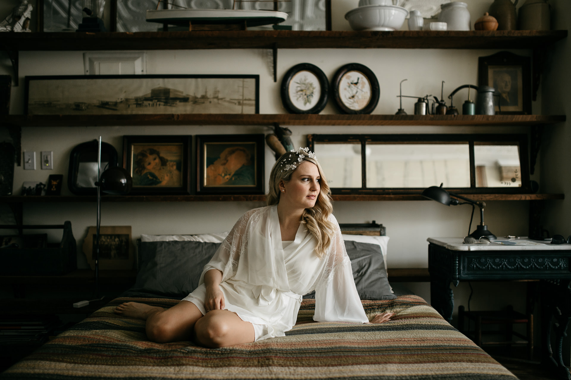 Beth & Levi's backyard Elopement in Brooklyn by Jean-Laurent Gaudy