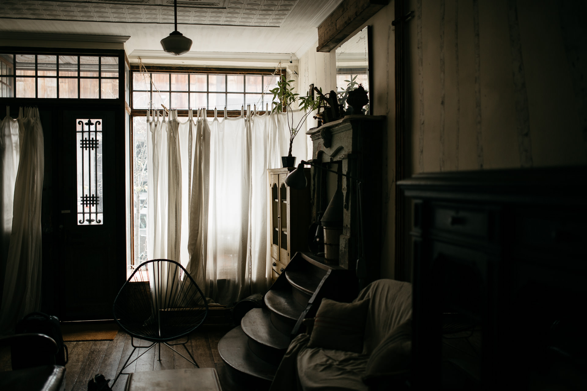 Beth & Levi's backyard Elopement in Brooklyn by Jean-Laurent Gaudy
