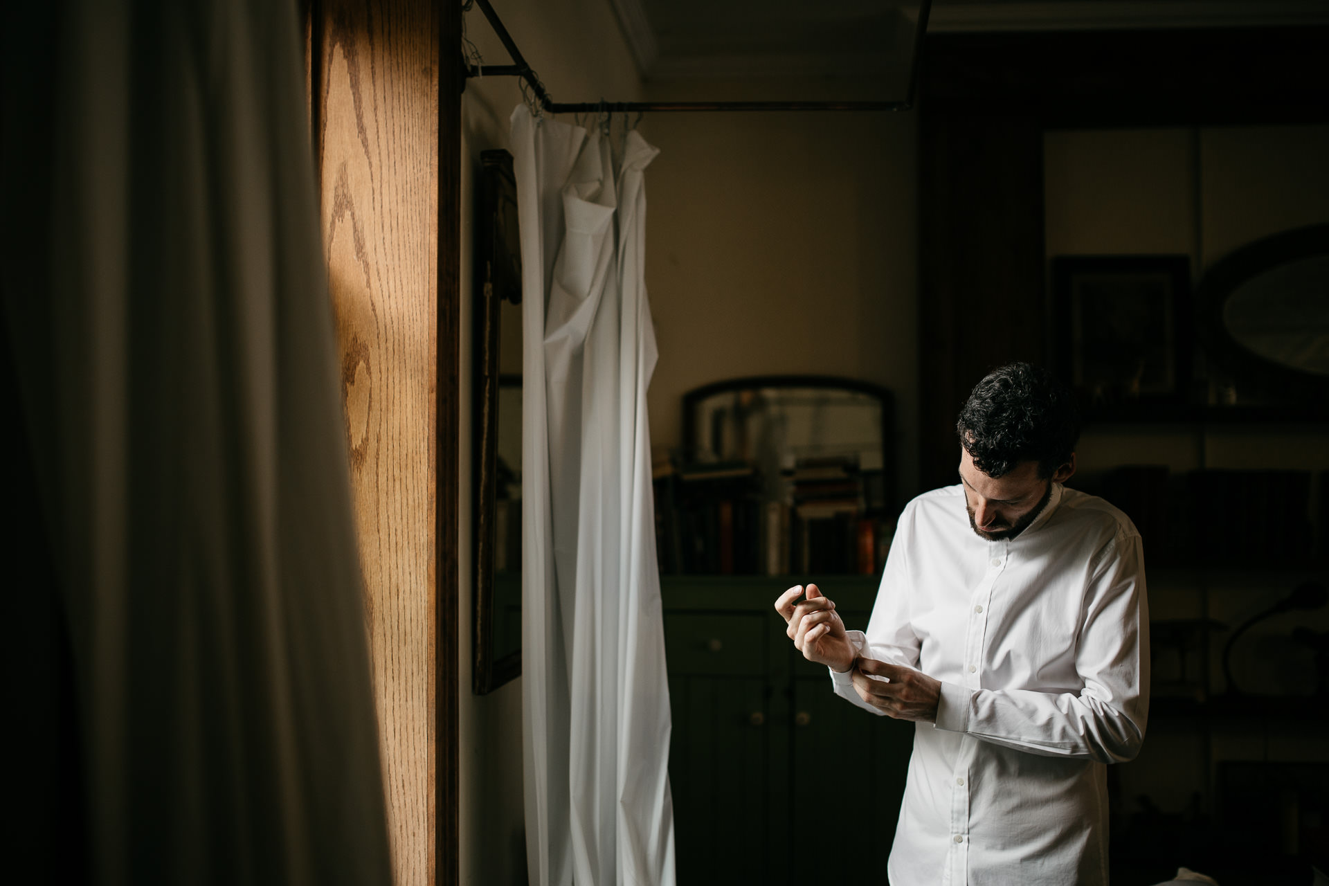 Beth & Levi's backyard Elopement in Brooklyn by Jean-Laurent Gaudy