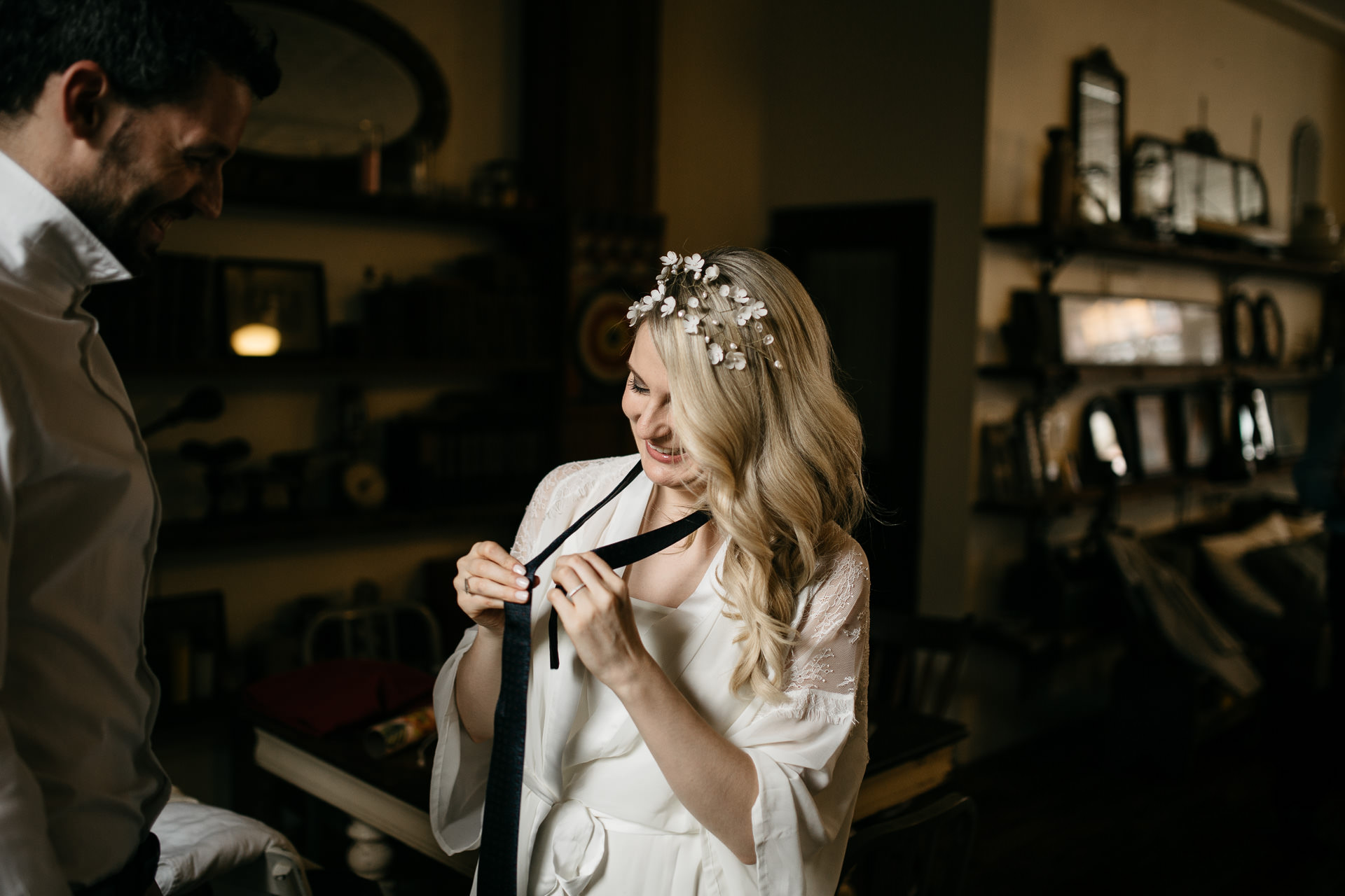 Beth & Levi's backyard Elopement in Brooklyn by Jean-Laurent Gaudy