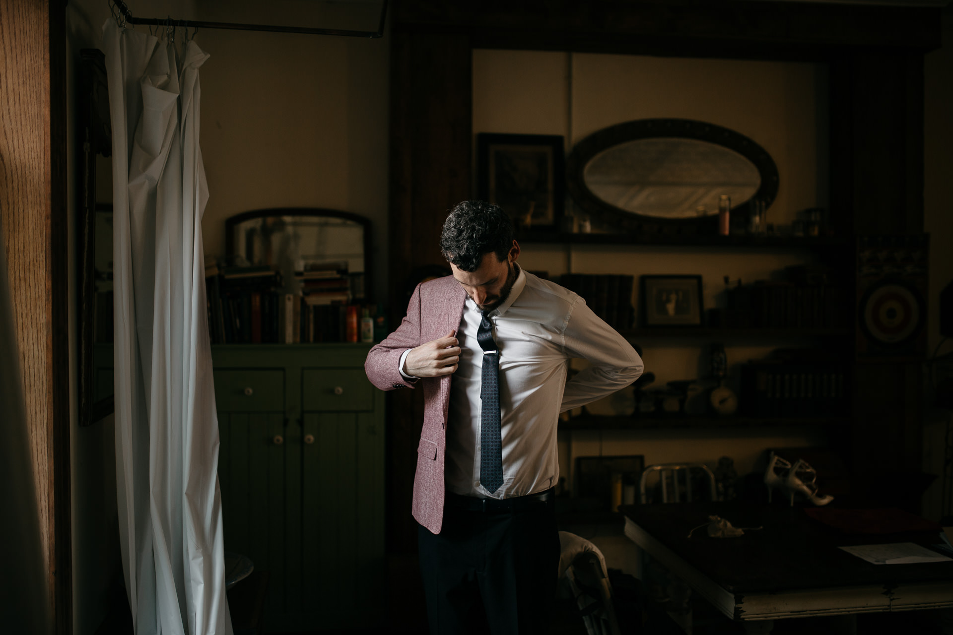 Beth & Levi's backyard Elopement in Brooklyn by Jean-Laurent Gaudy