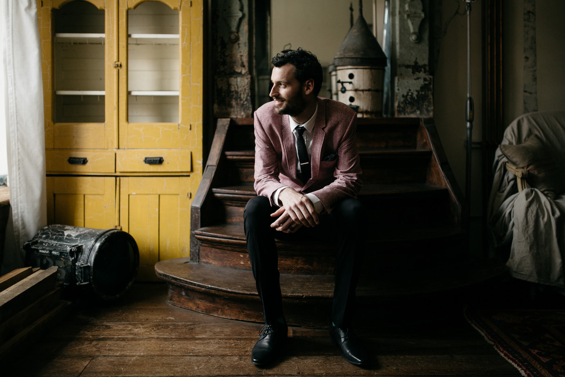 Beth & Levi's backyard Elopement in Brooklyn by Jean-Laurent Gaudy